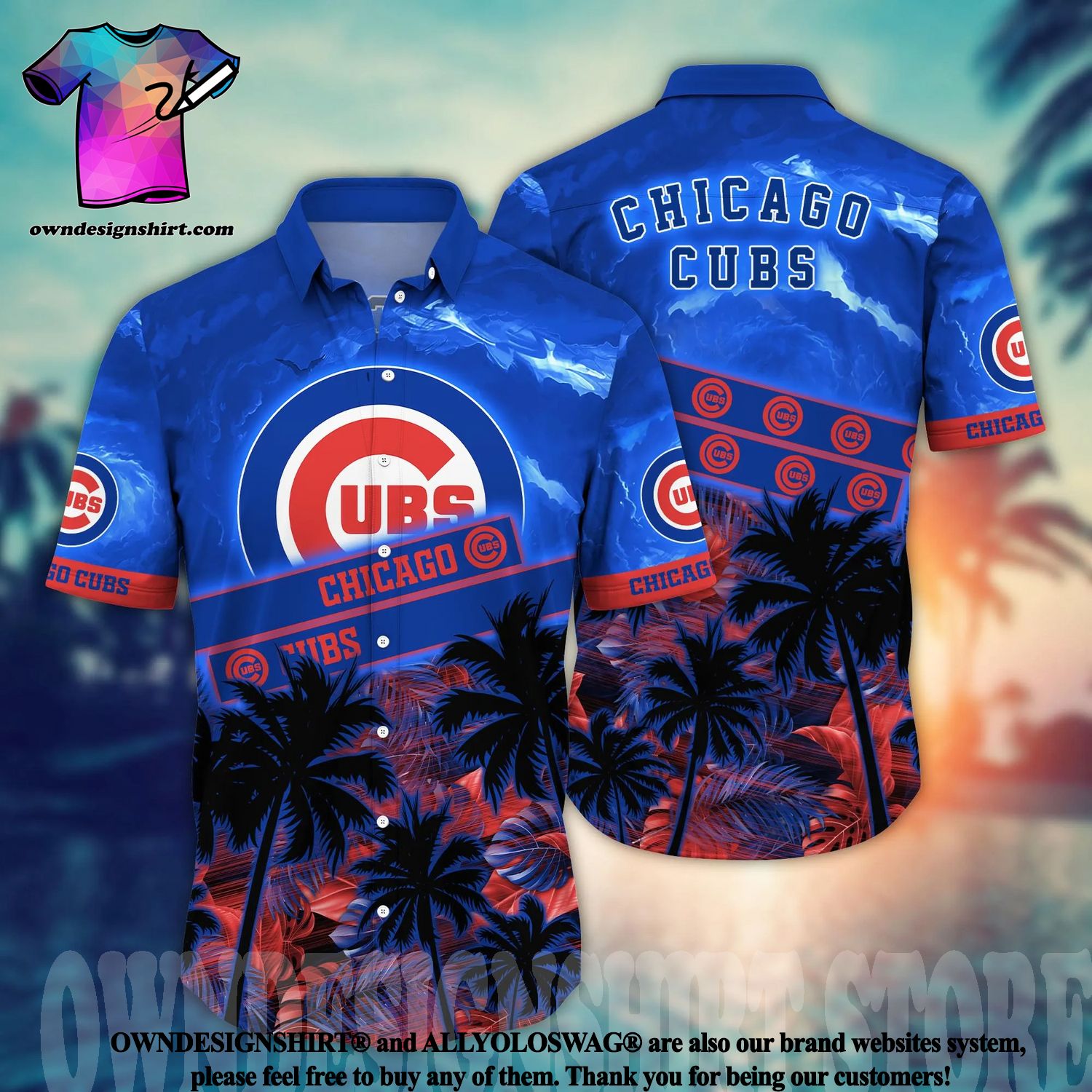 Chicago Cubs 3D Hawaiian Shirts flower summer style 1 gift for