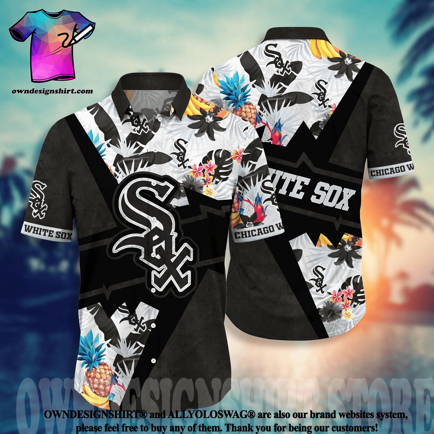 MLB Chicago White Sox Grateful Dead Hawaiian Shirt