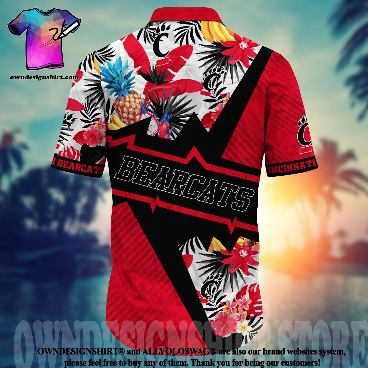 Stylish Aloha NCAA Cincinnati Bearcats Hawaiian Shirt Gift For