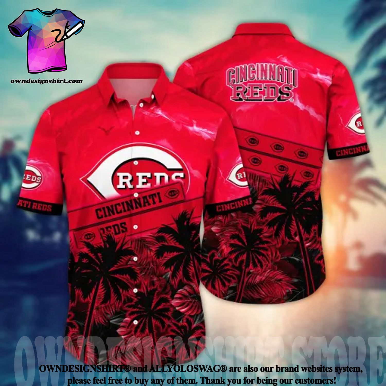 Cincinnati Reds MLB Hawaiian Shirt Warm Season Aloha Shirt - Trendy Aloha