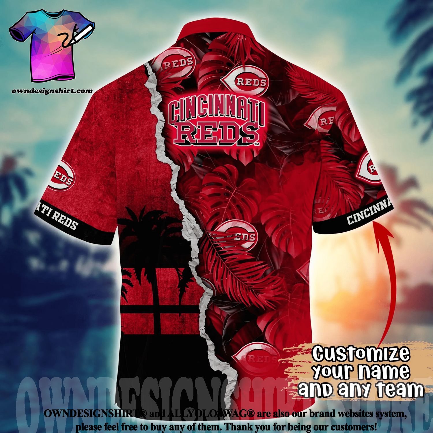 Cincinnati Reds MLB Stitch Baseball Jersey Shirt Design 4 Custom