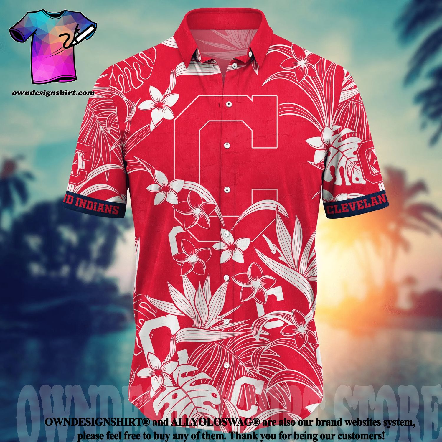 SALE] Cleveland Indians Hawaiian Shirt Luxury & Sports Store