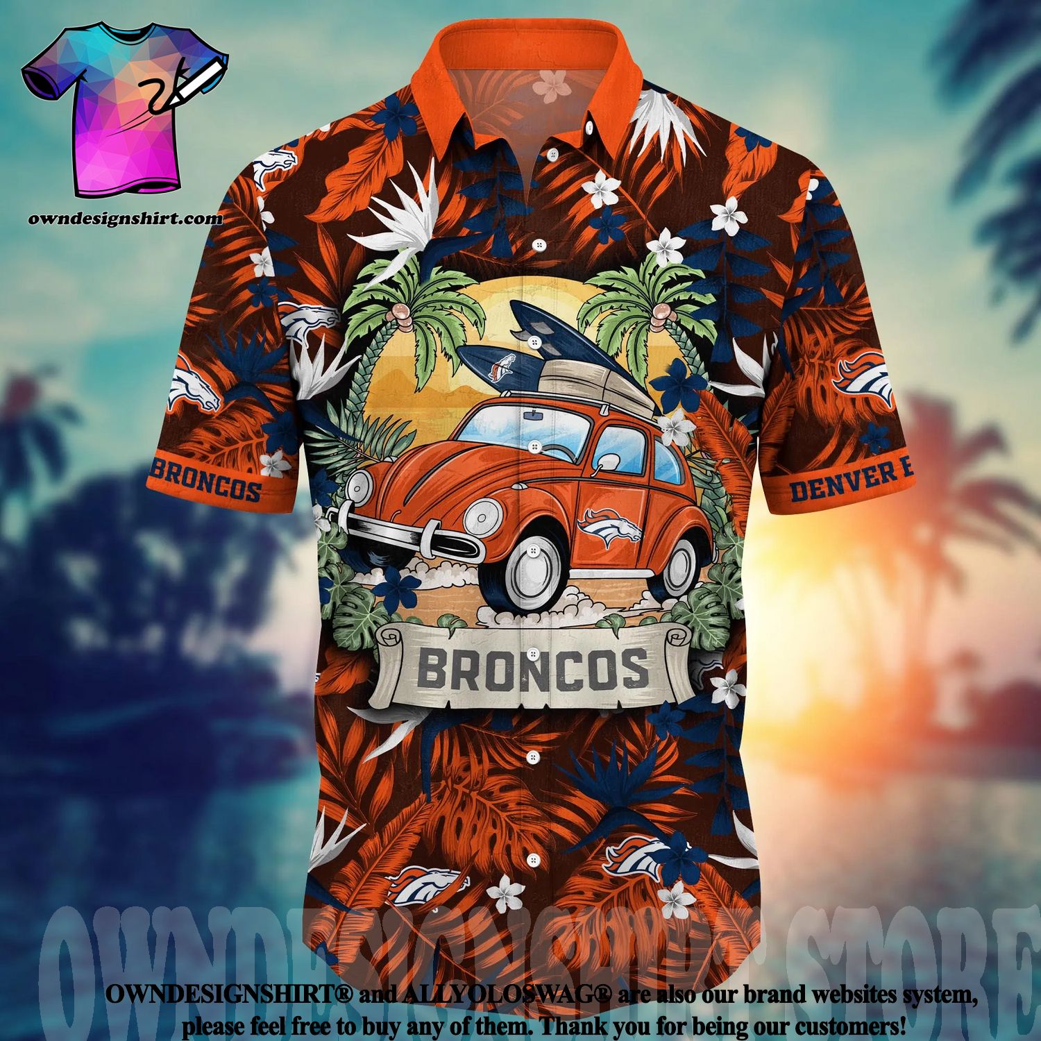 Rick And Morty Denver Broncos Nfl Shirt - High-Quality Printed Brand