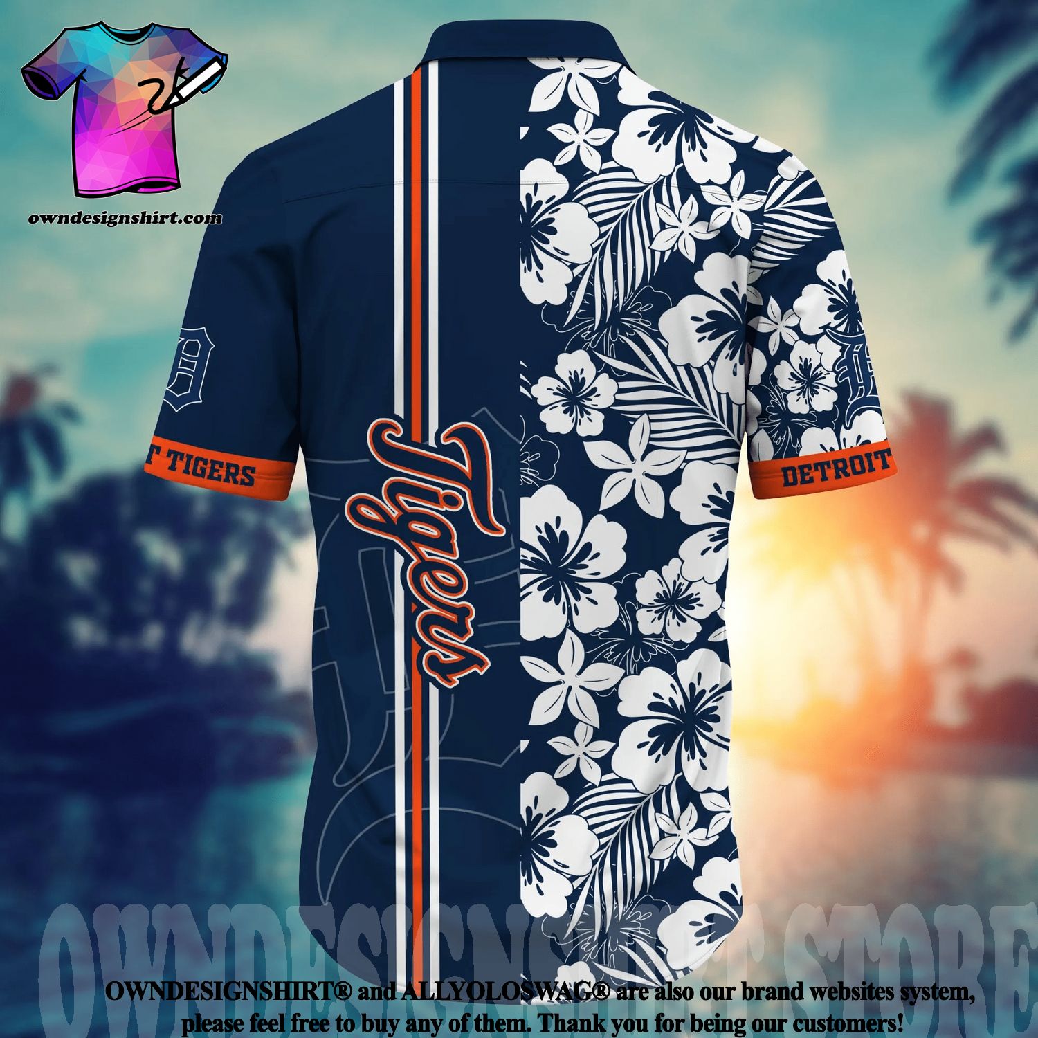 SALE] Detroit Tigers Baseball Team MLB Hawaiian Shirt - Luxury