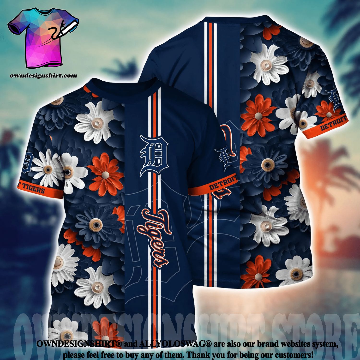 MLB, Shirts, Detroit Tigers Baseball Jersey
