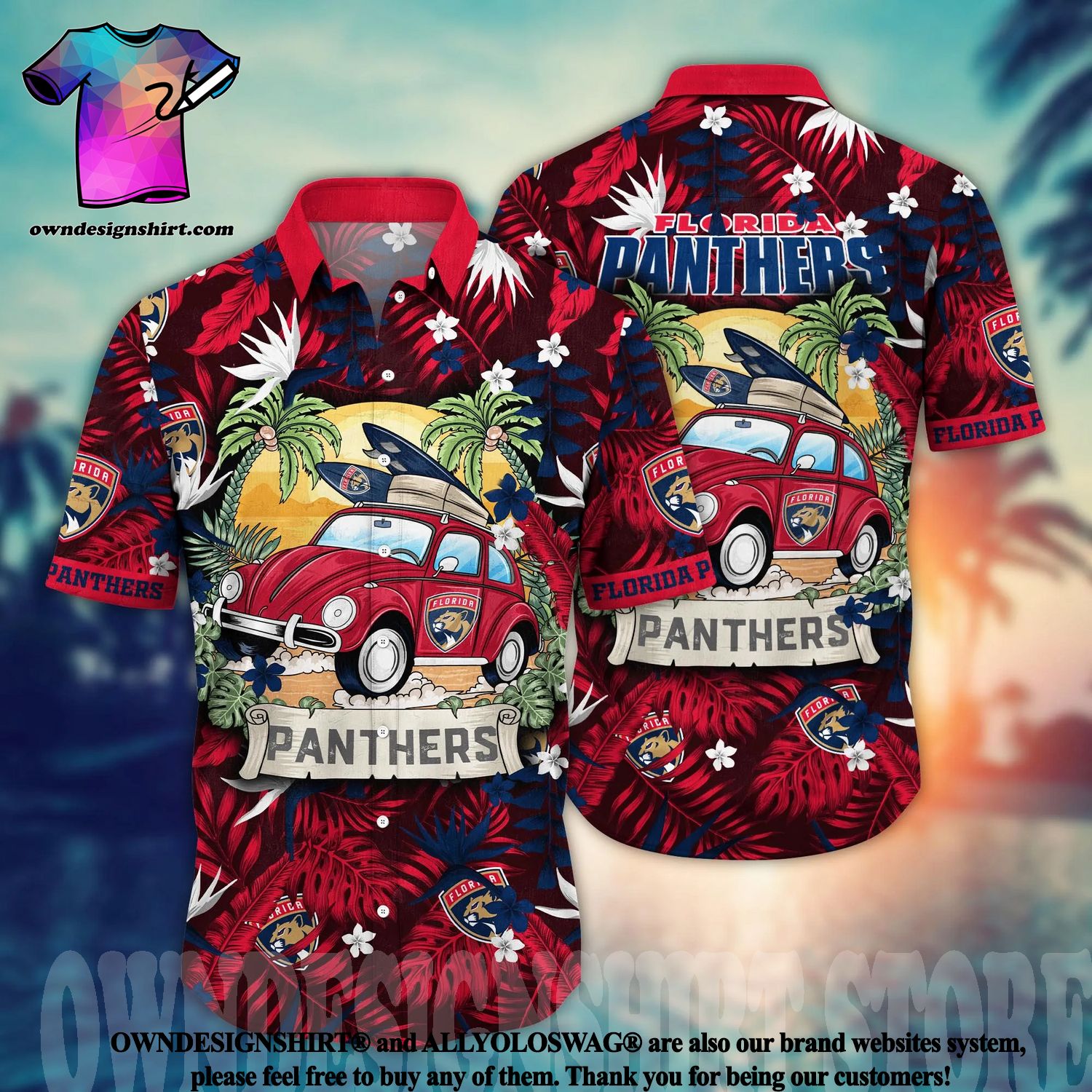 Florida Panthers Hawaiian Shirt