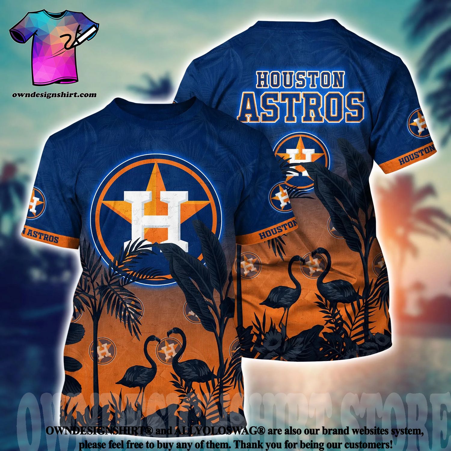 The best selling] Houston Astros MLB Floral Unisex All Over Printed  Hawaiian Shirt