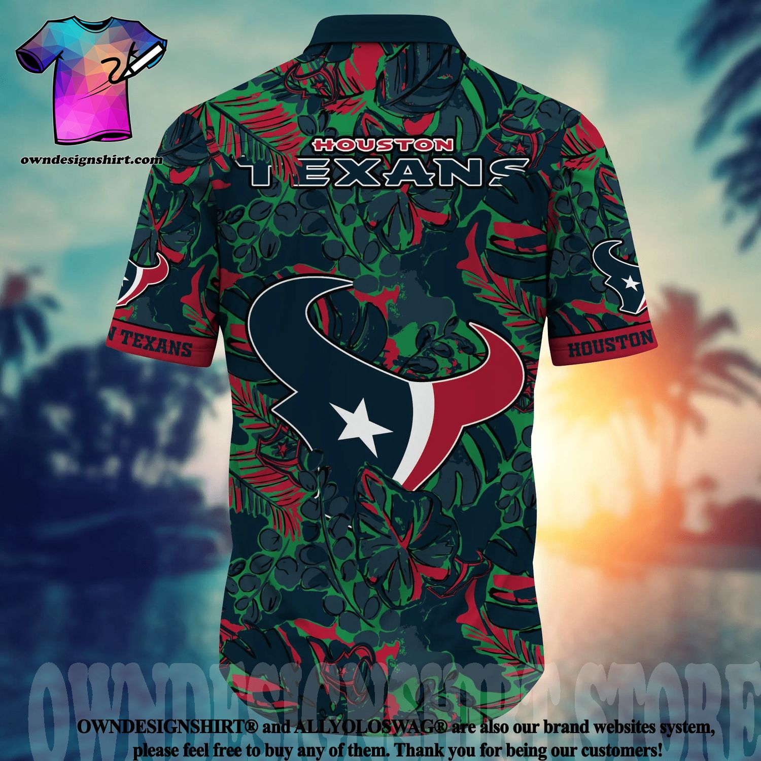 Houston Texans NFL Flower Hawaii Shirt And Tshirt For Fans, Summer