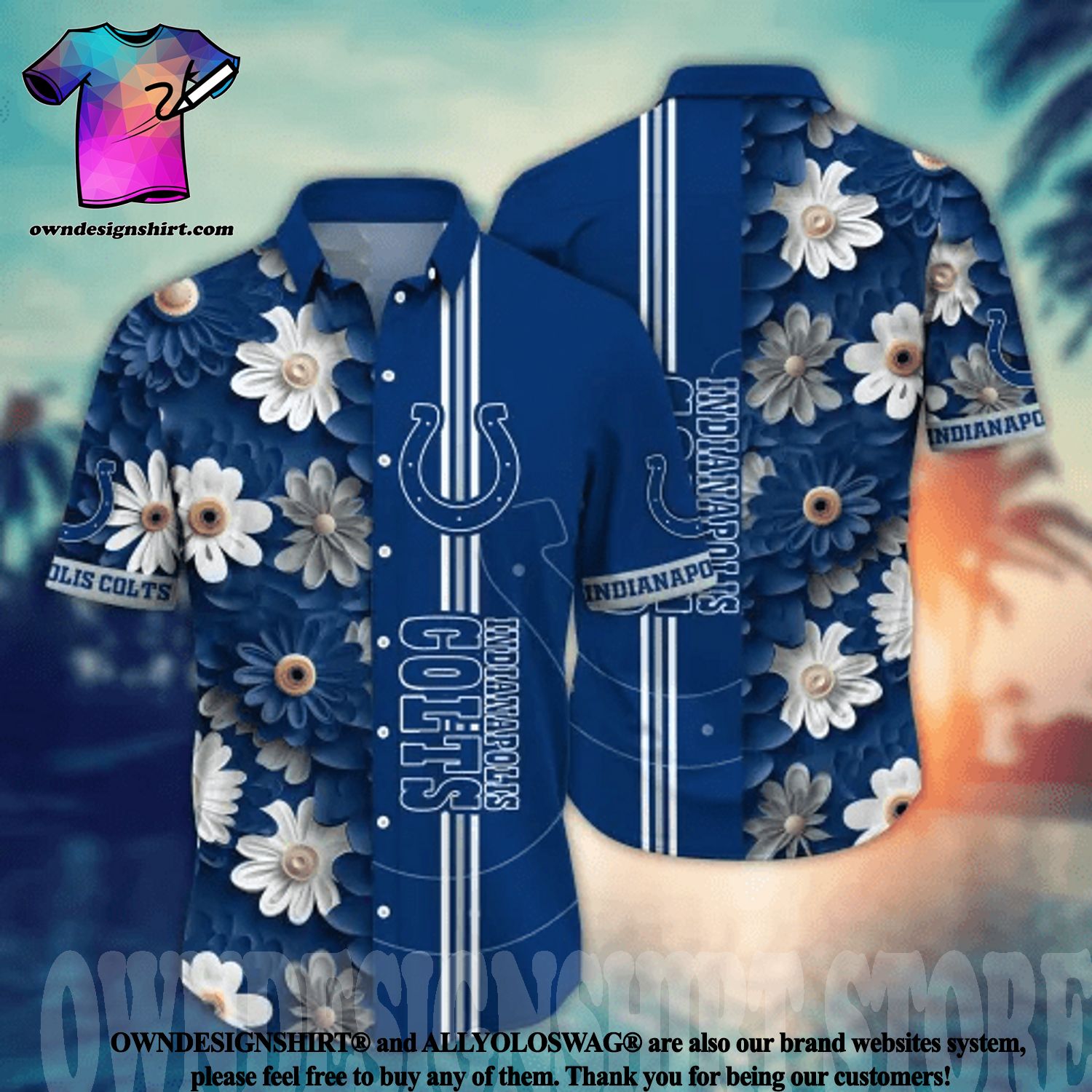 NFL Indianapolis Colts Hawaiian Shirt Summer - Ingenious Gifts Your Whole  Family