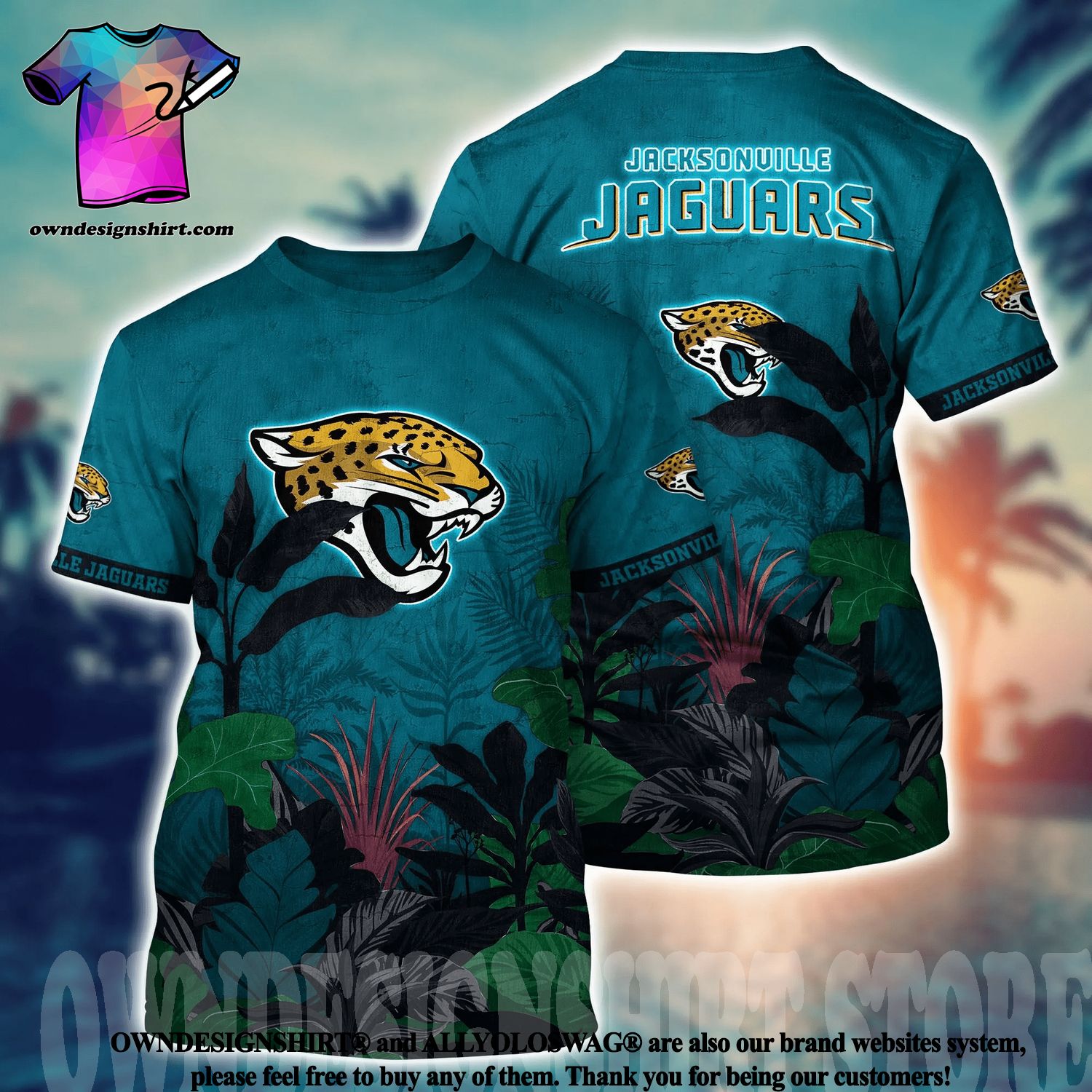 Jacksonville Jaguars NFL For Sport Fans 3D Vacation Hawaiian Shirt -  Limotees