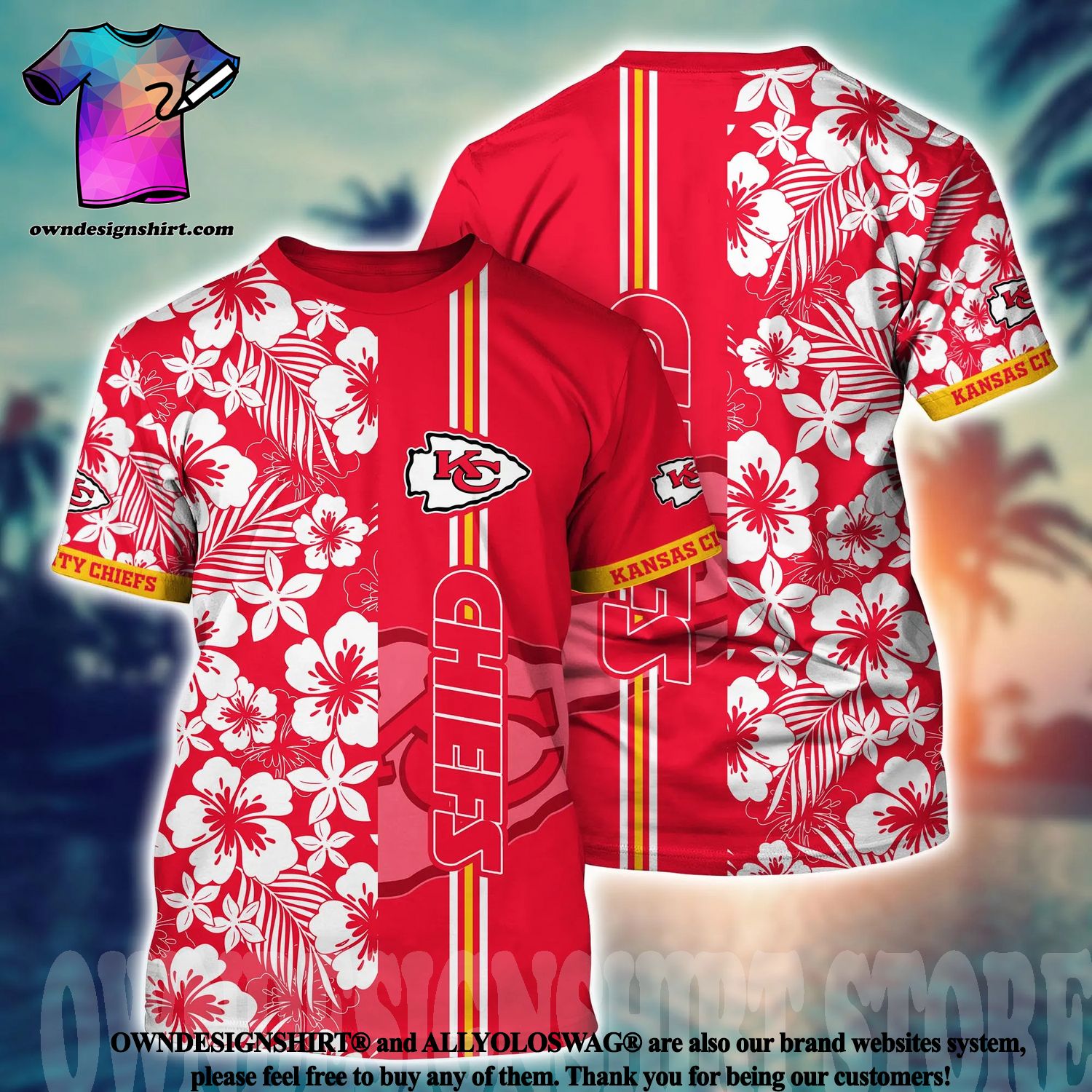 Chiefs Hawaiian Shirt And Shorts Kansas City Chiefs Aloha Shirt