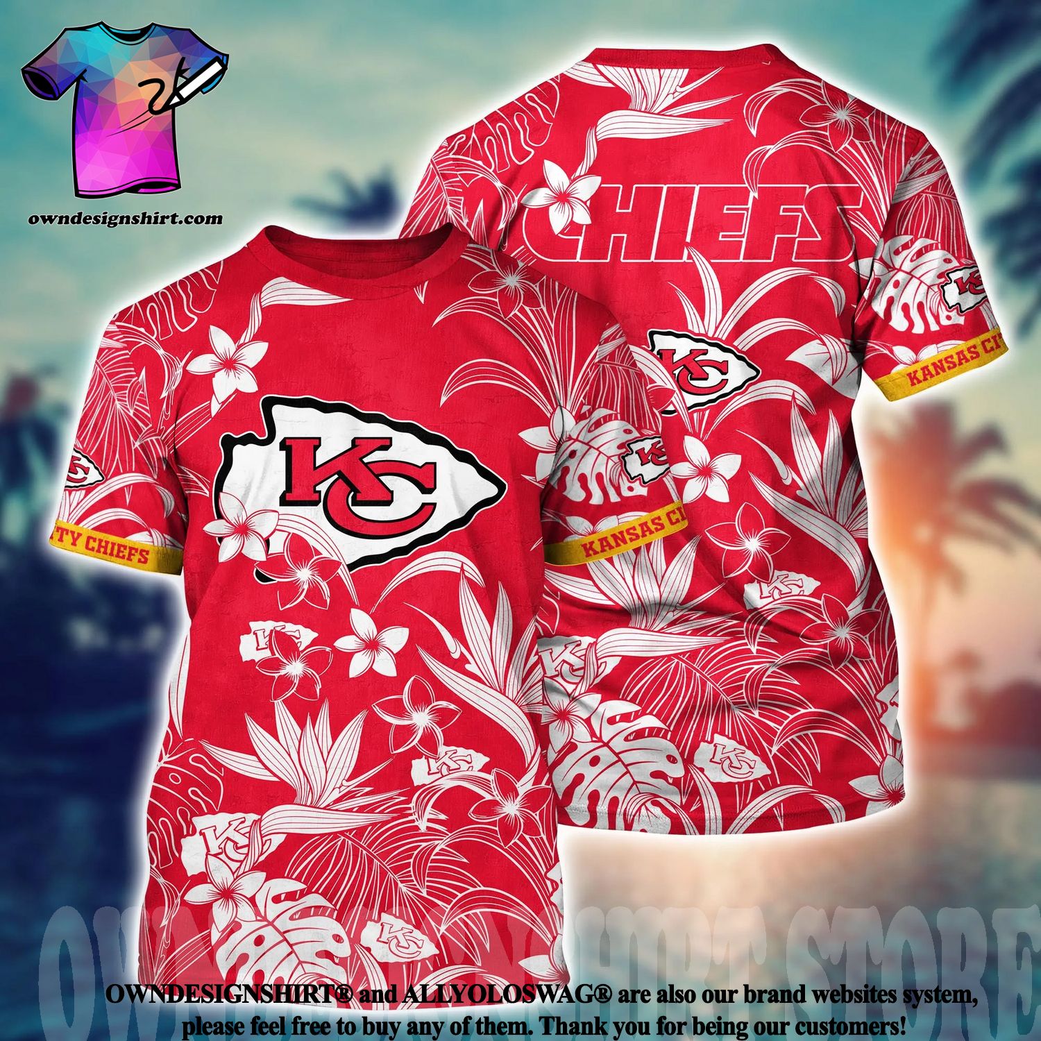 Kansas City Chiefs NFL Casual Trending Hawaiian Shirt Tropical