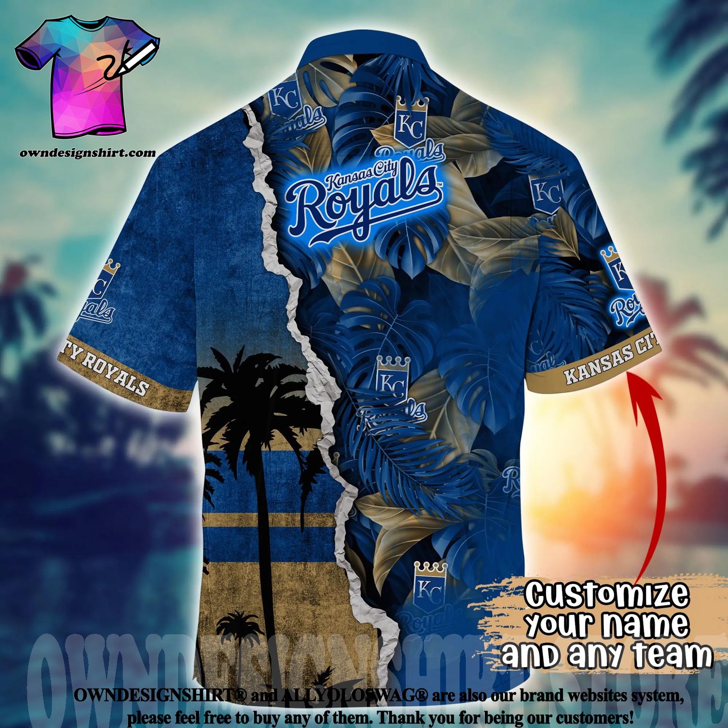 The best selling] Kansas City Royals MLB Floral Tropical Unisex Hawaiian  Shirt