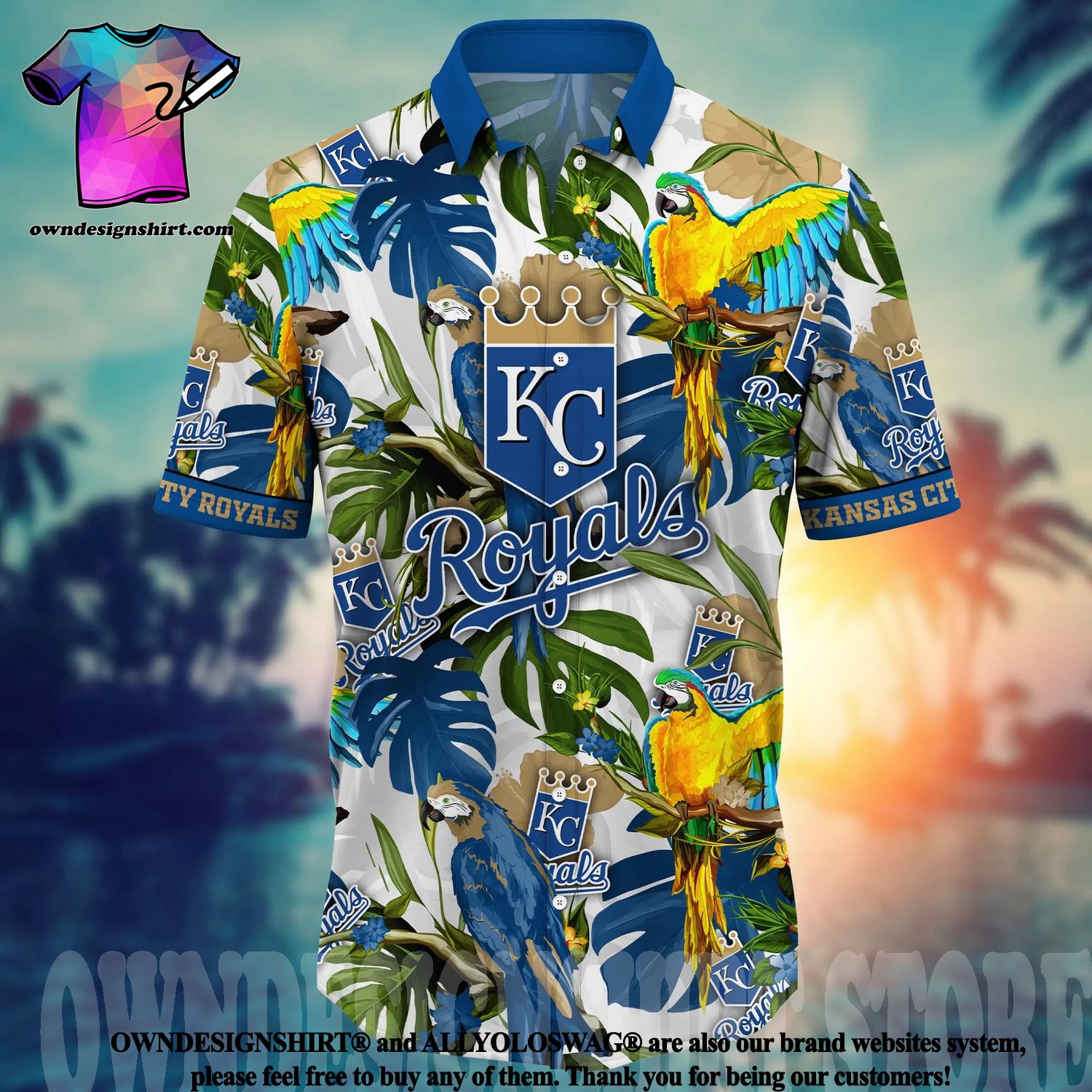 The best selling] Kansas City Royals MLB Floral Classic All Over Print Hawaiian  Shirt