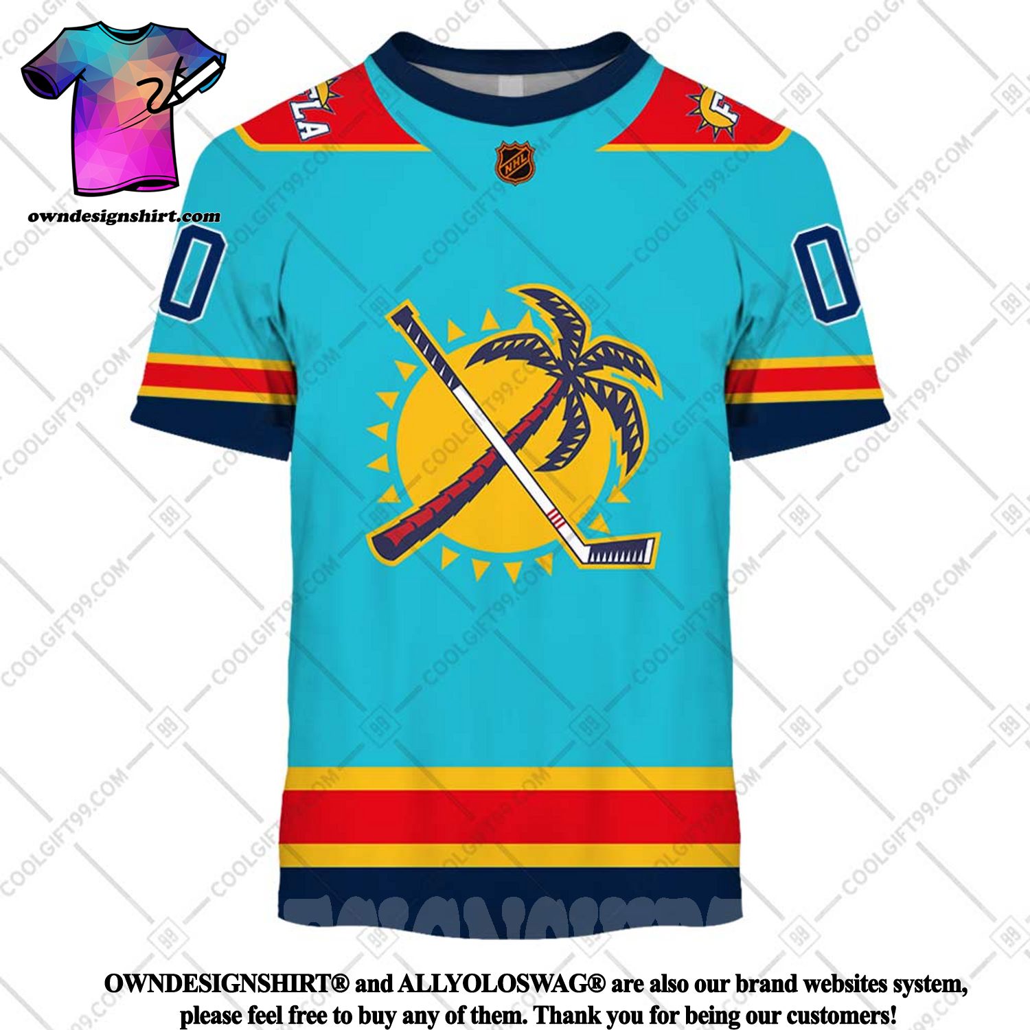 Florida Panthers Retro NHL 3D Hawaiian Shirt And Shorts For Men