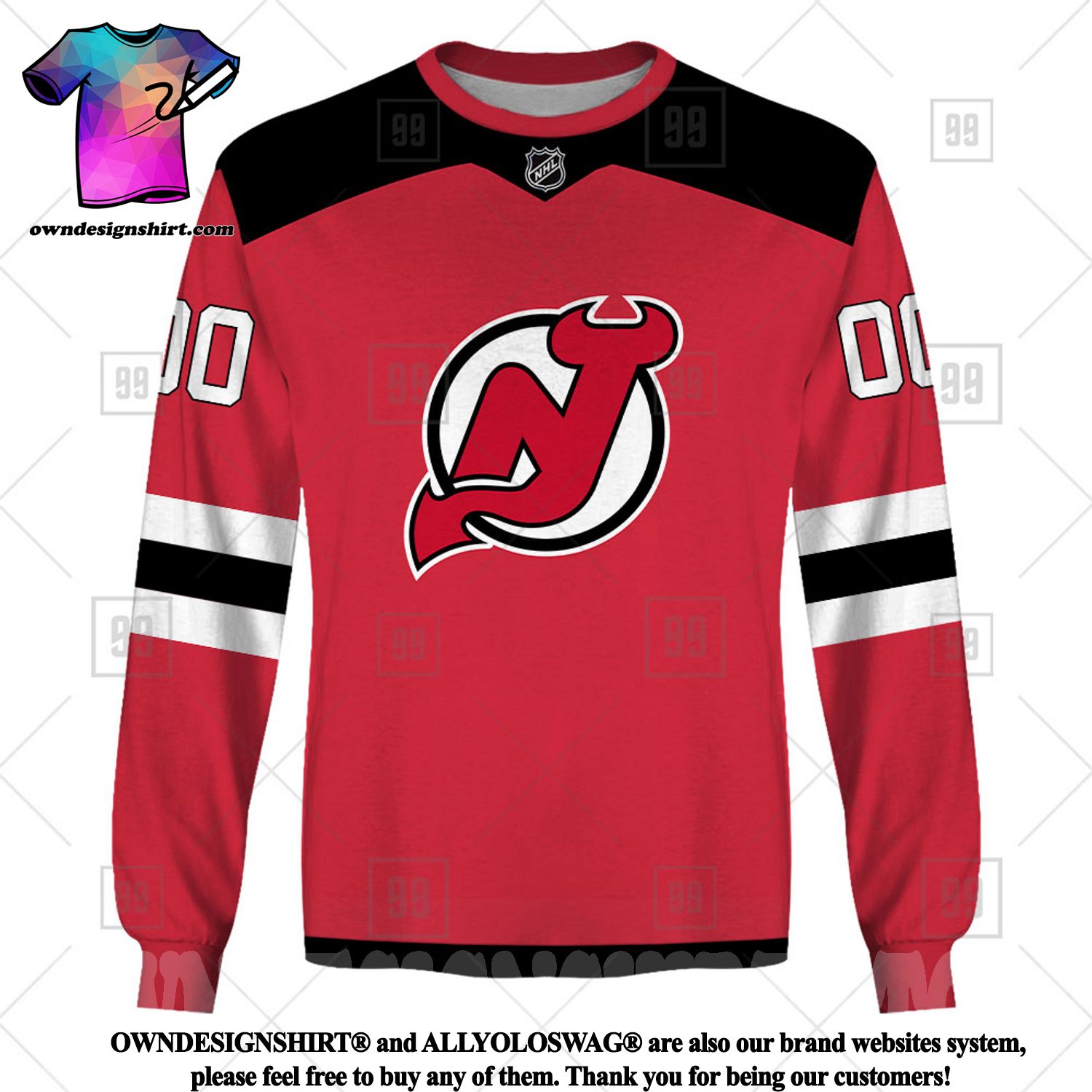 New Jersey Devils Personalized Custom Knitted Christmas Sweater - LIMITED  EDITION