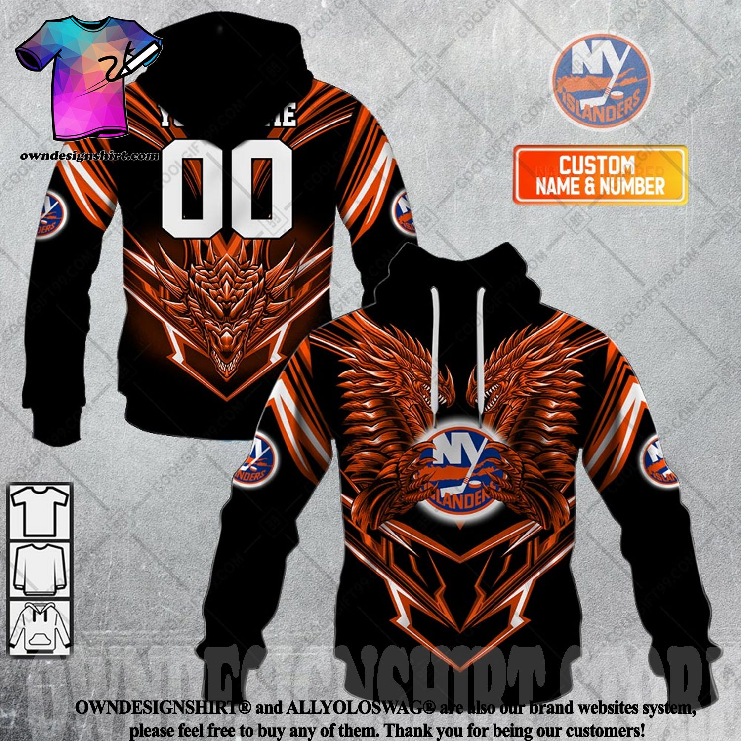 New York Islanders NHL Special Autism Awareness Design Hoodie T