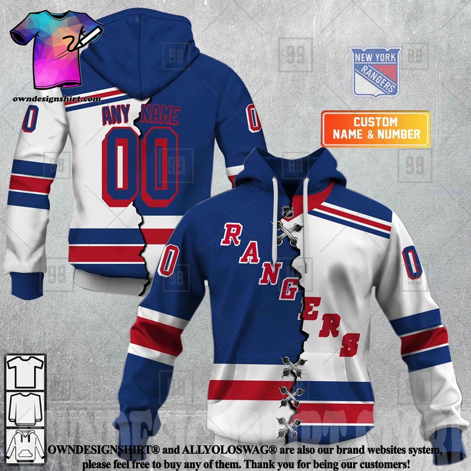 New York Rangers Custom Jerseys, Rangers Adidas Jerseys