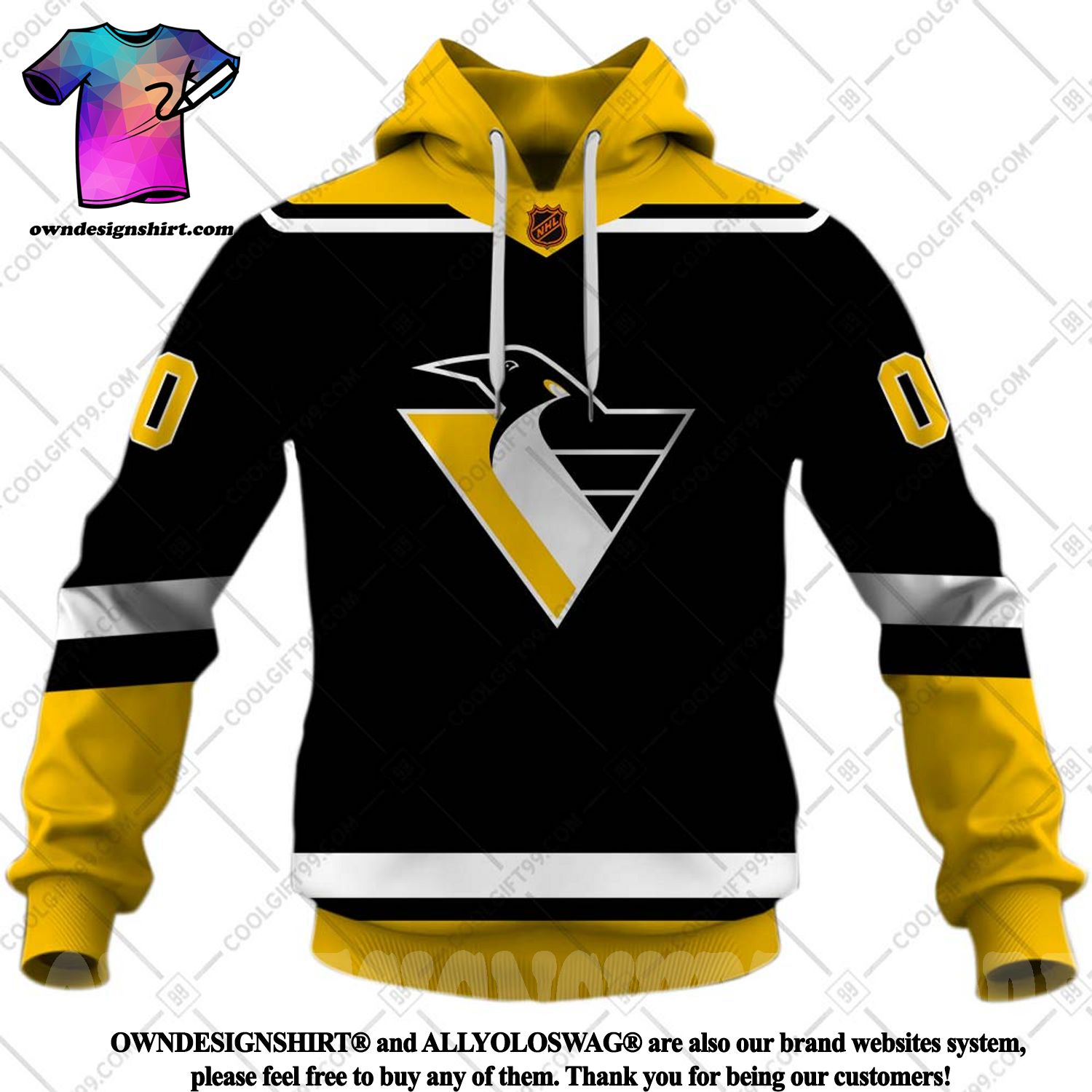 The best selling] Personalized NHL Pittsburgh Penguins Reverse