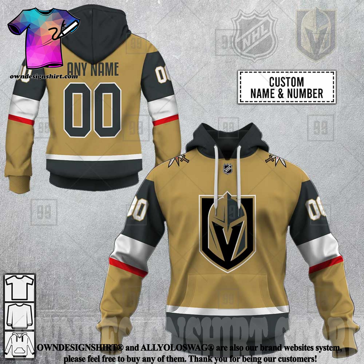 Vegas Golden Knights Jersey Concepts 