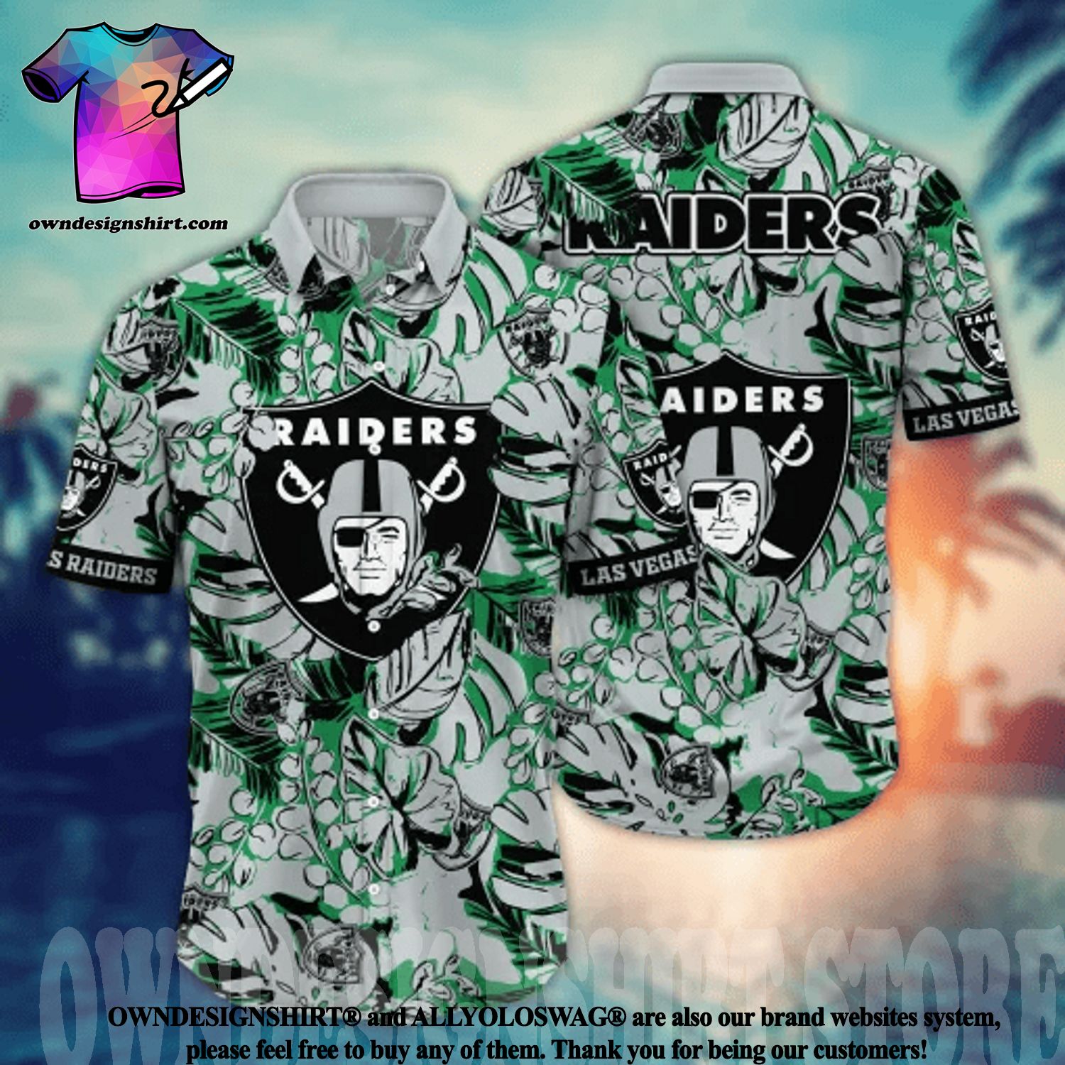 NFL Oakland Raiders Shirts Fireball Hawaiian Shirt