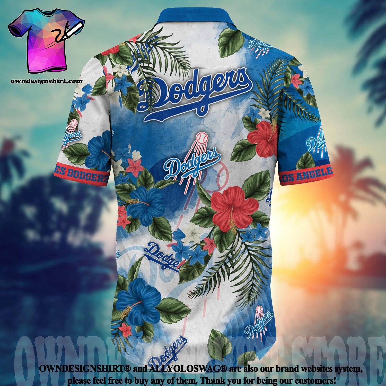Los Angeles Dodgers Logo Hawaiian Shirt Cheap Men Dodgers Baseball Apparel  Dodgers Stadium Pattern - Best Seller Shirts Design In Usa