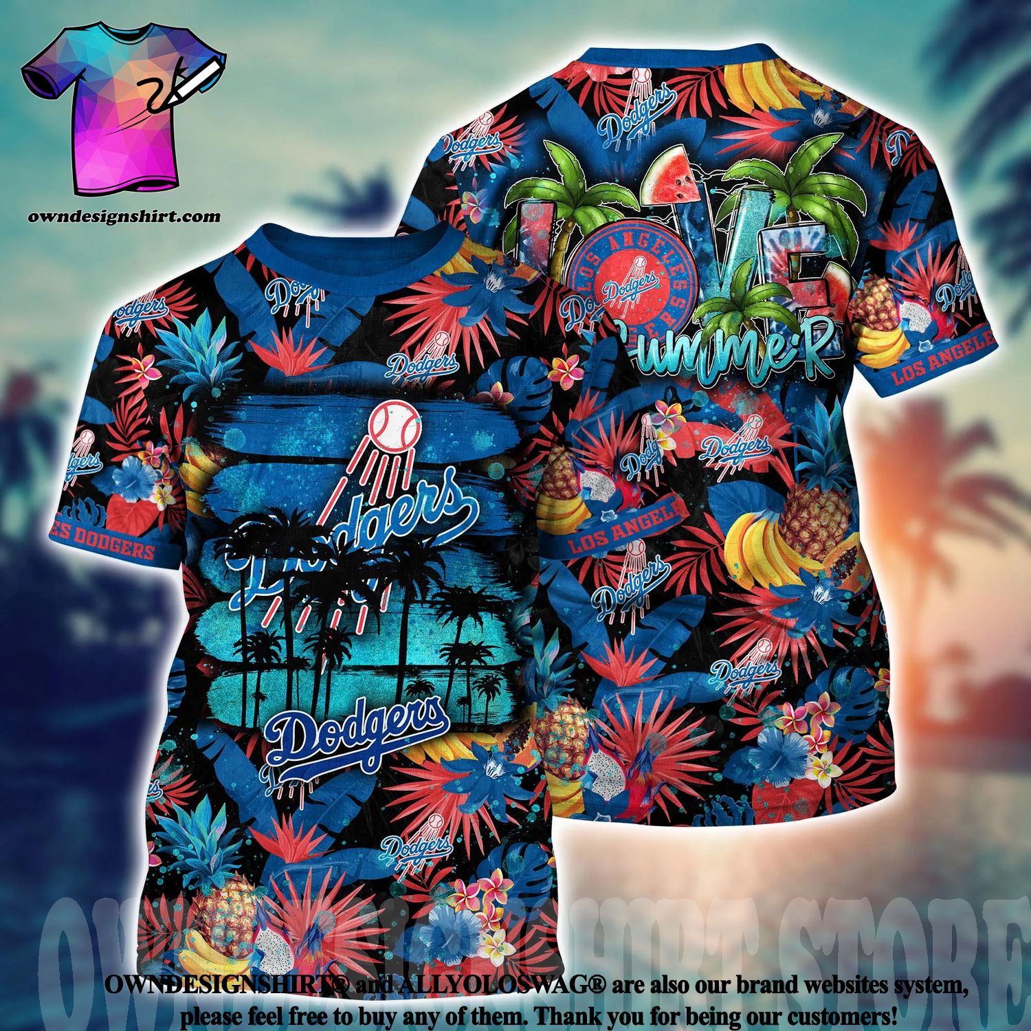 Los Angeles Dodgers Hawaii Style Shirt Trending Hawaiian Shirt & Short