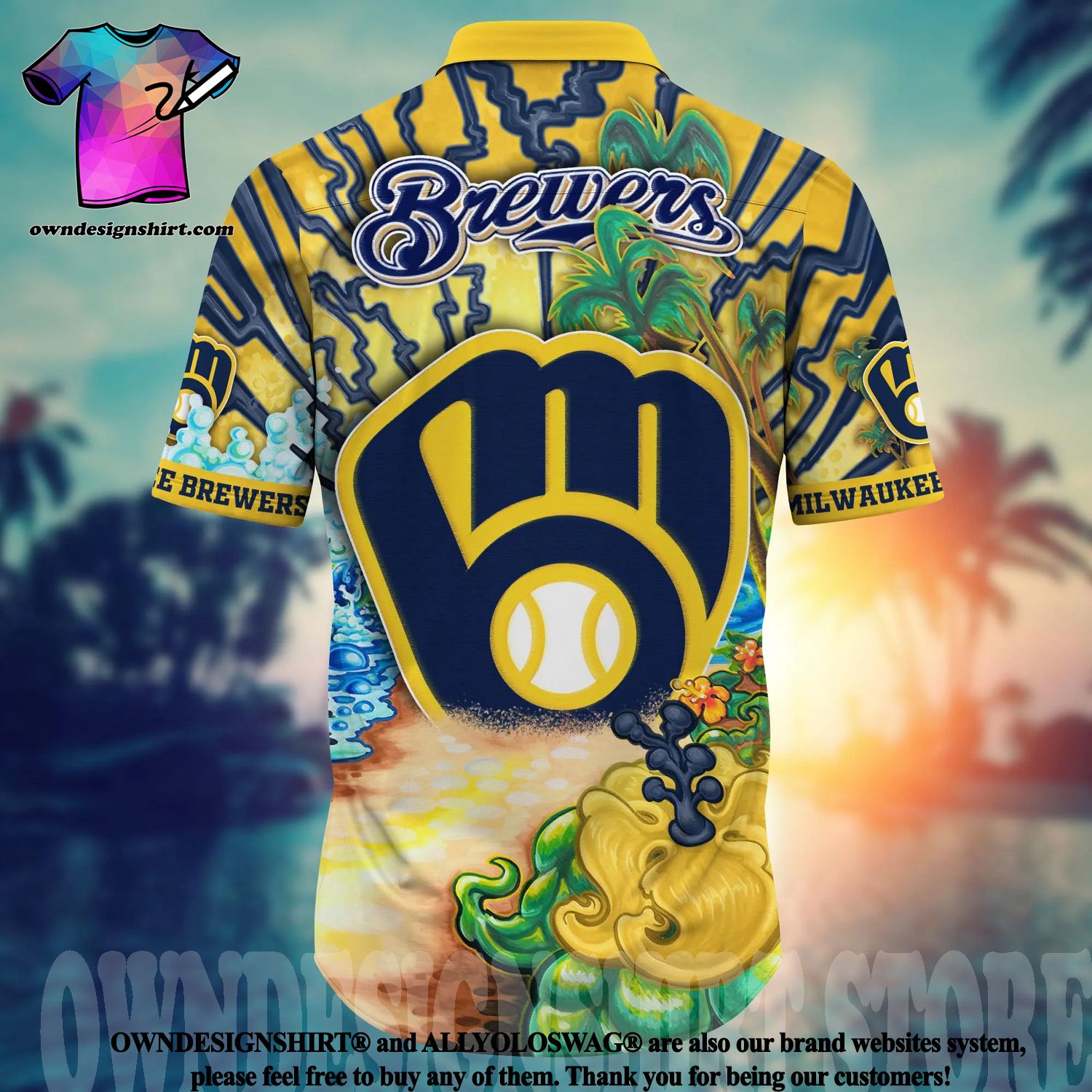 Milwaukee Brewers Mickey MLB Disney Hawaiian Shirt 2023 - Best