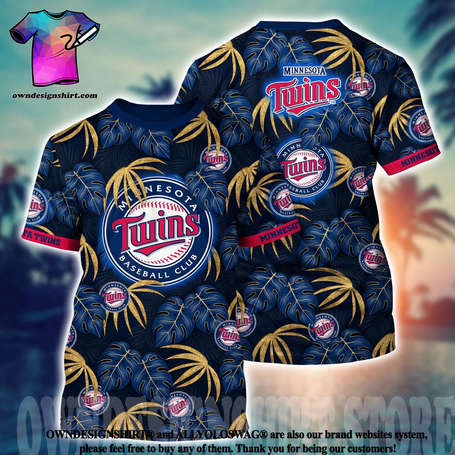 Minnesota Twins MLB Play Ball 3D Print Hawaiian Shirt, Twins