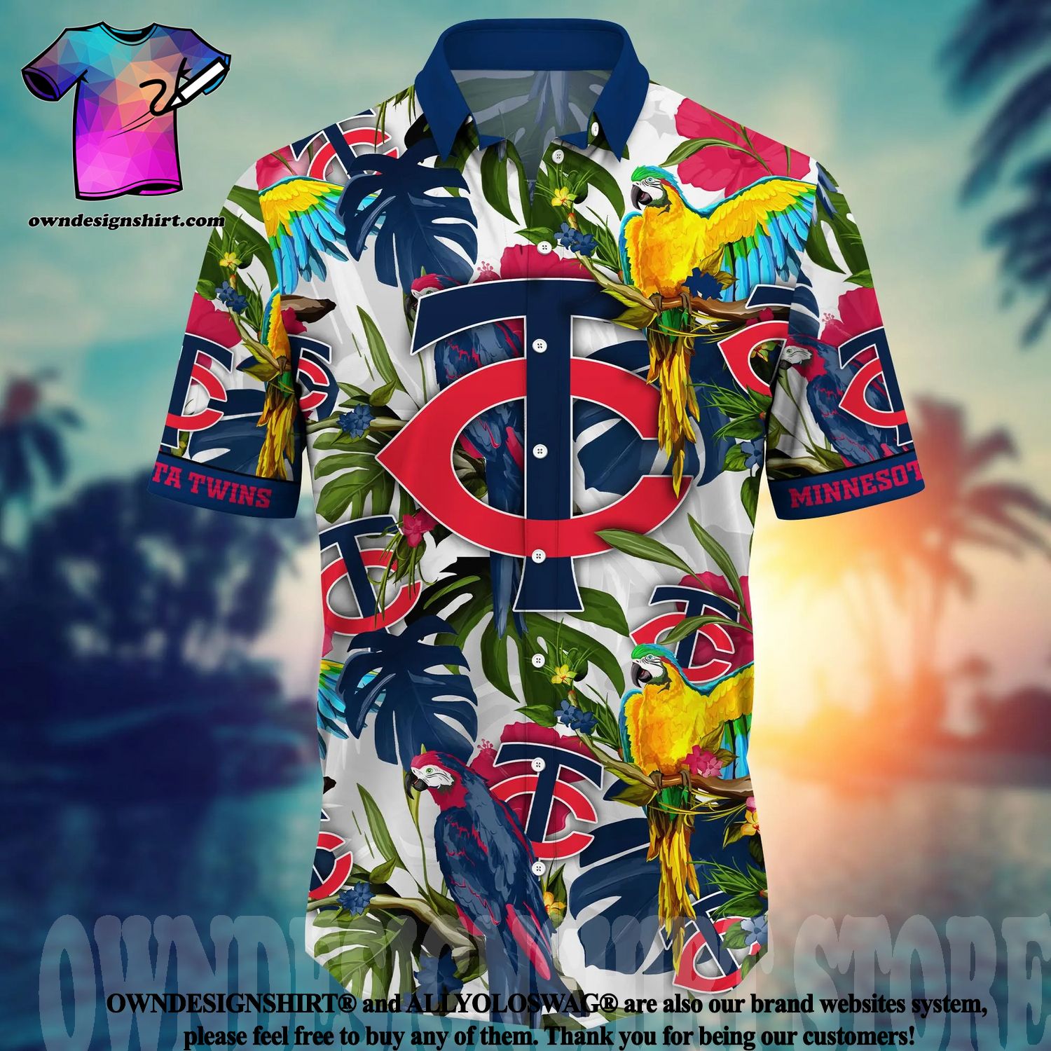 Minnesota Twins Major League Baseball Hawaiian Shirt with 3D