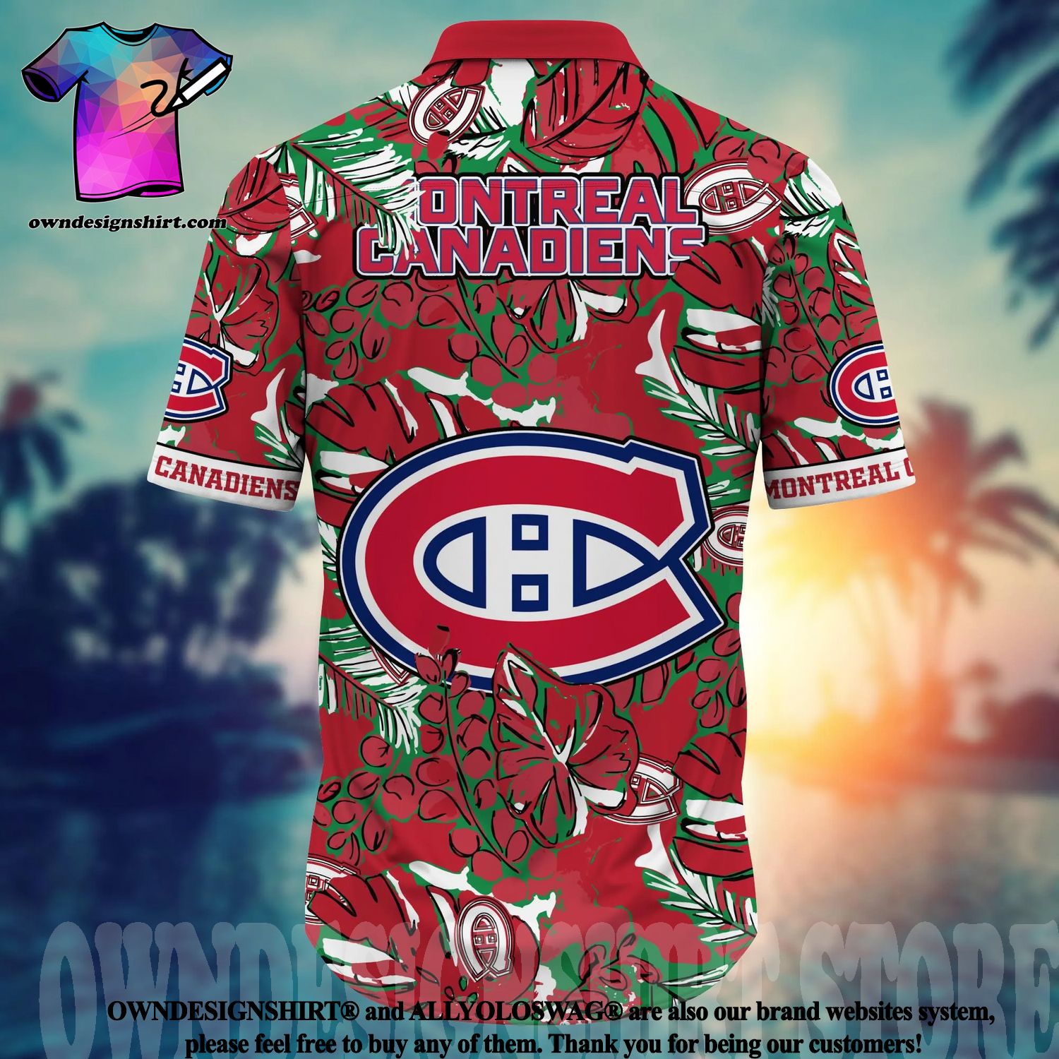 Montreal Canadiens NHL Flower Hawaiian Shirt Great Gift For Fans