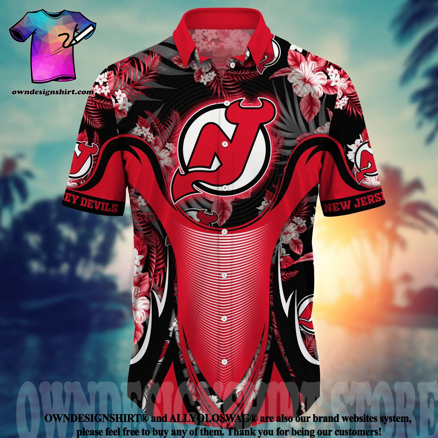 New Jersey Devils NHL Polo Shirt Gift For Fans