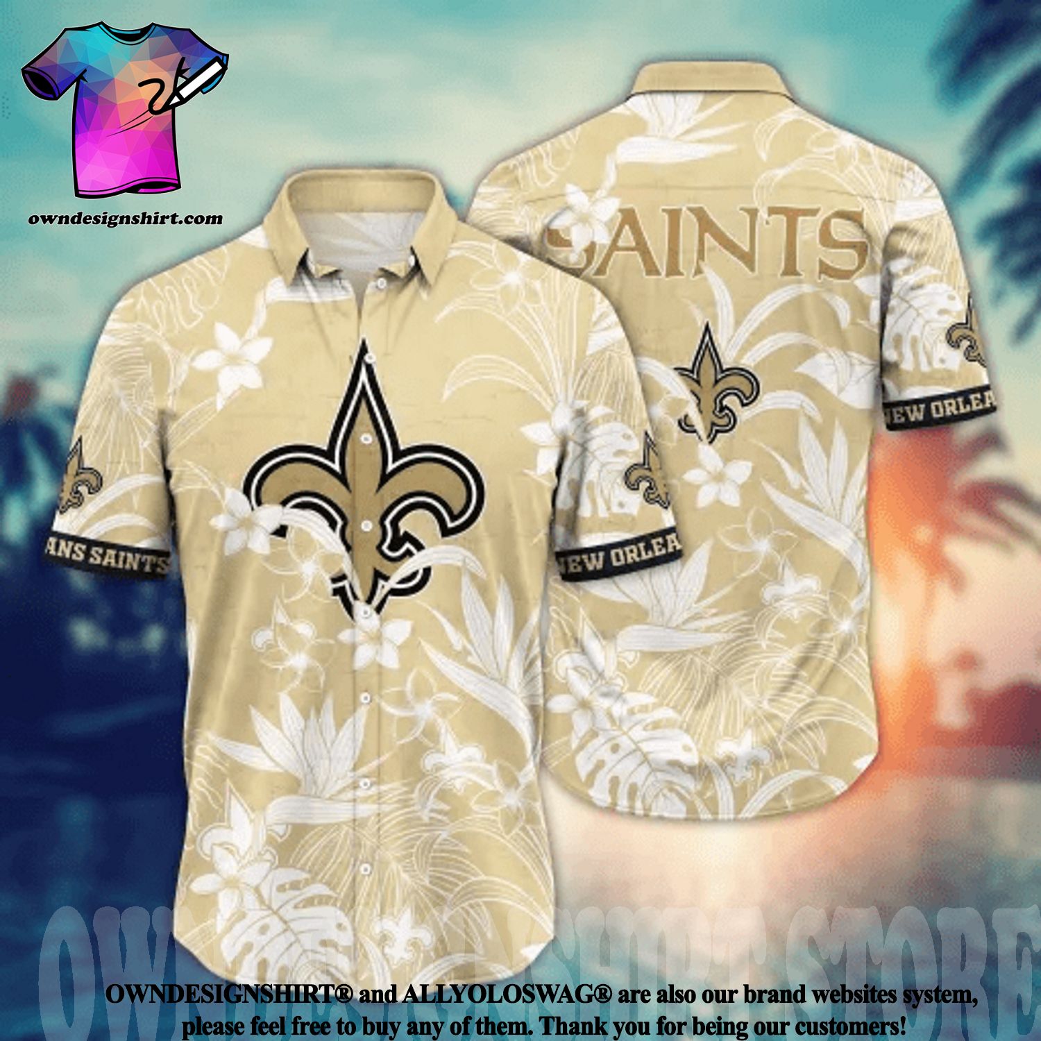 NEW FASHION 2023 New Orleans Saints T-shirt 3D new style Short Sleeve gift  for fan