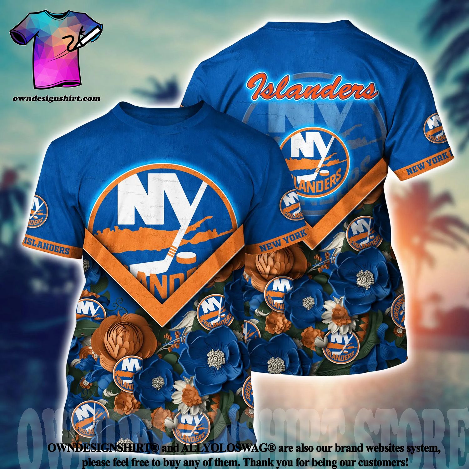 New York Islanders NHL Hawaiian Shirt Heat Aloha Shirt - Trendy Aloha