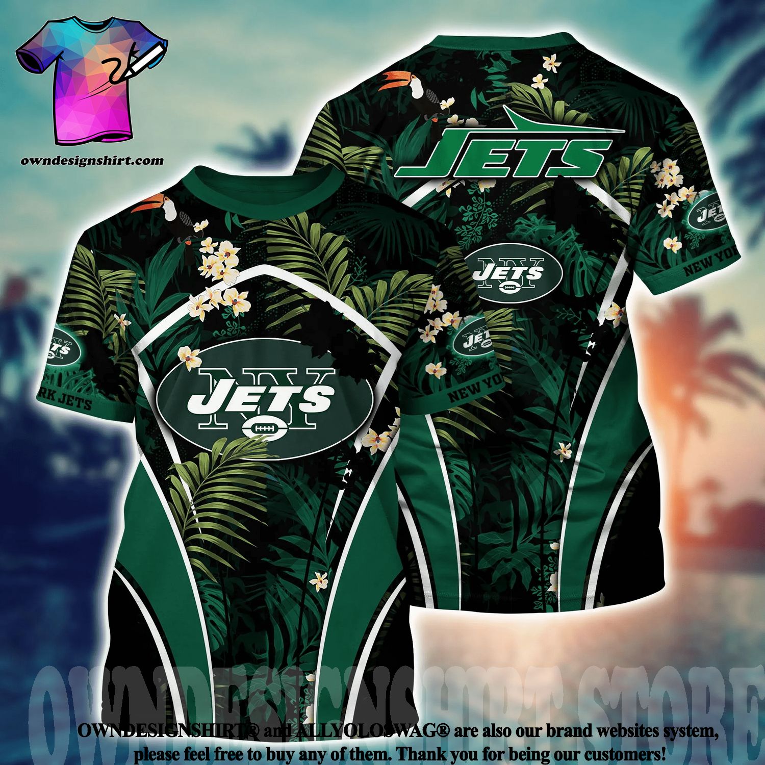 New York Jets US Flag Pattern Hawaiian Shirt, NFL Gifts for Fans - The  Clothes You'll Ever Need