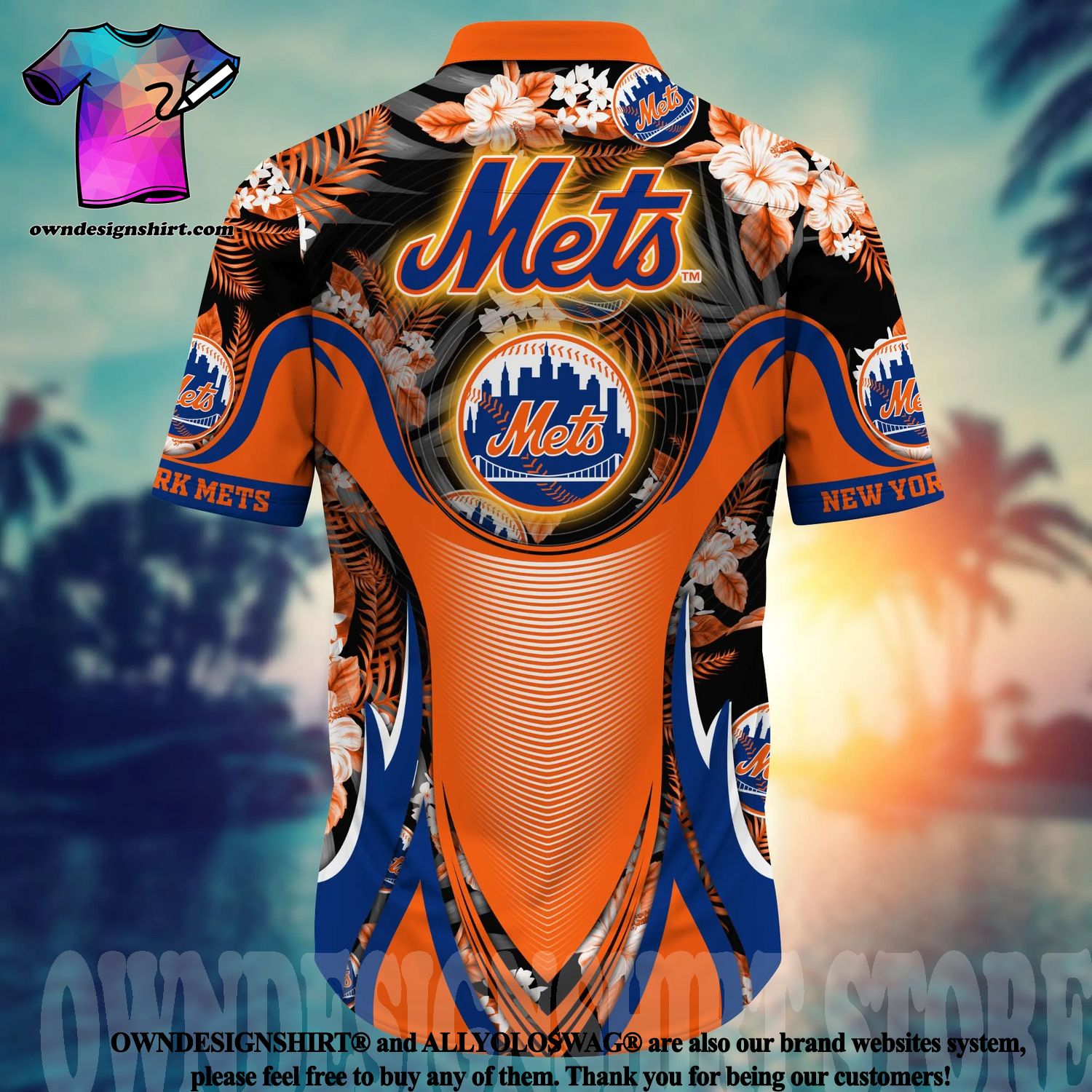 Top-selling Item] New York Mets All Over Print Hawaiian Shirt