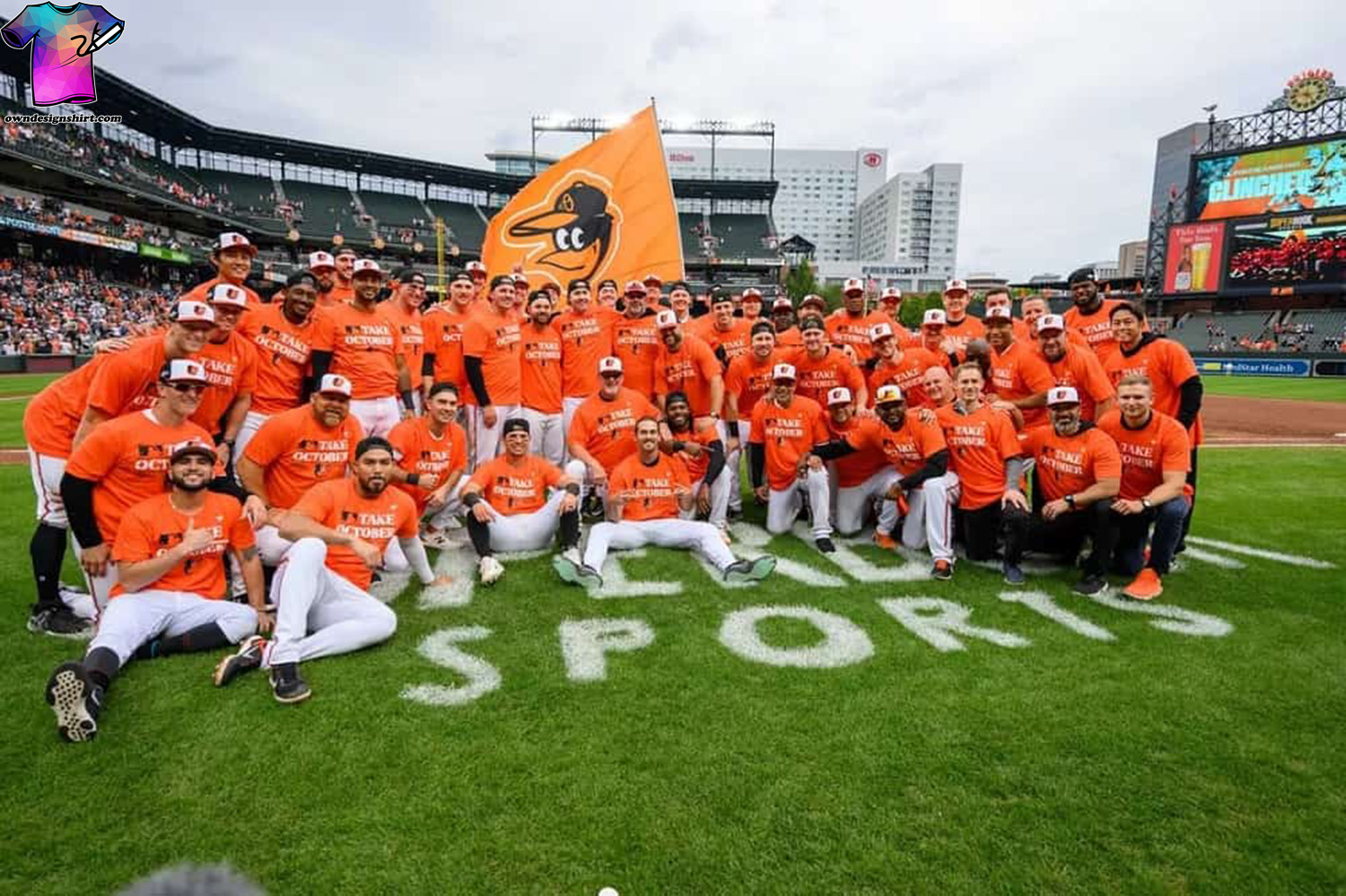 Baltimore Orioles Take October by Storm Clinching AL East Title with 100th Win and the Exclusive Playoffs 2023 Shirt 1