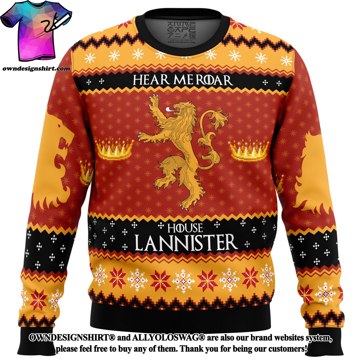 Game of thrones knitted christmas outlet jumper