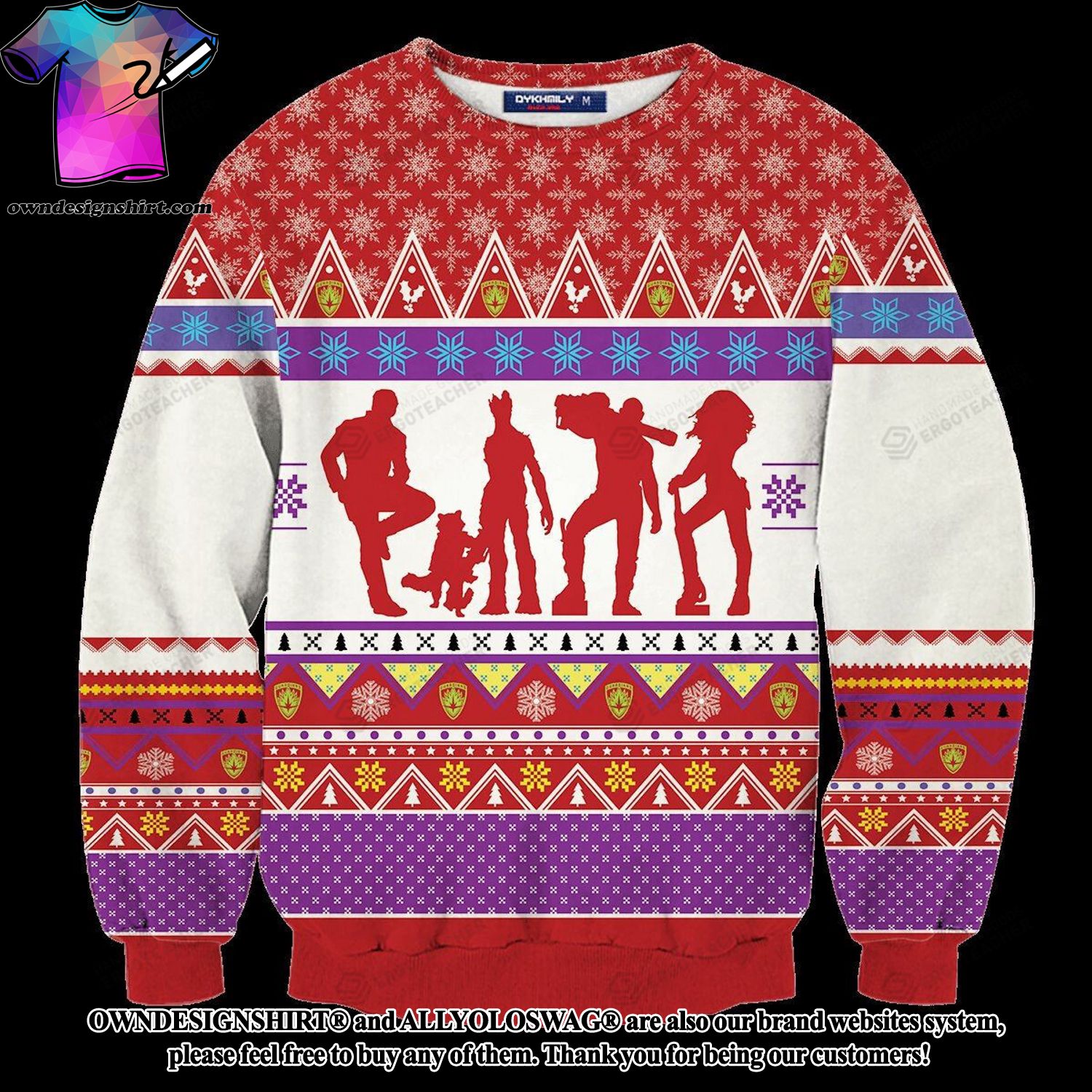 San Francisco 49ers Christmas Reindeers Pattern Knitted Ugly