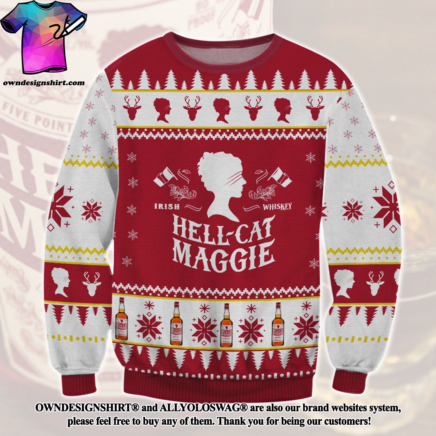 The Best Selling Hellcat Maggie Ugly Christmas Sweater