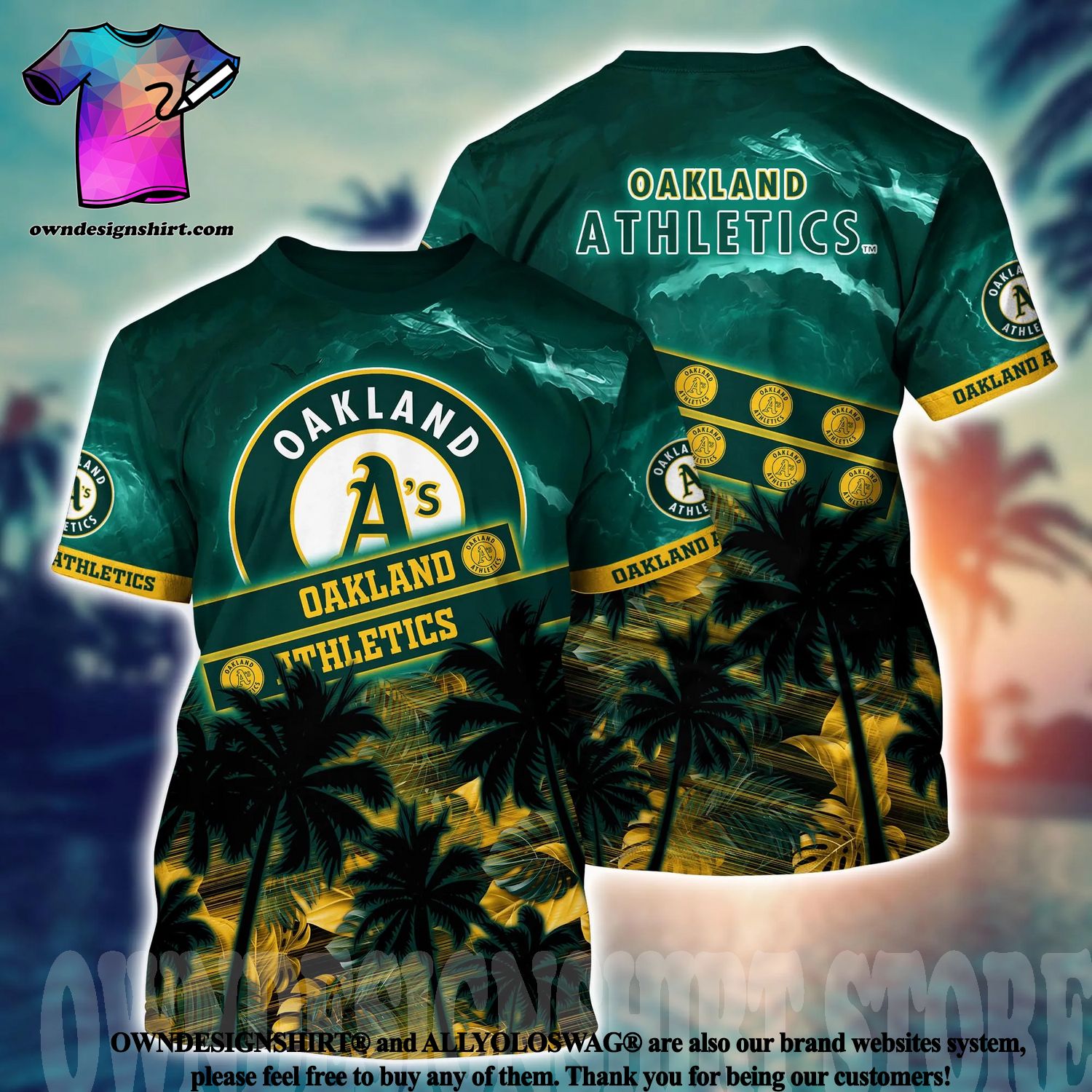 MLB Oakland Athletics Baby Yoda Hawaiian Shirt