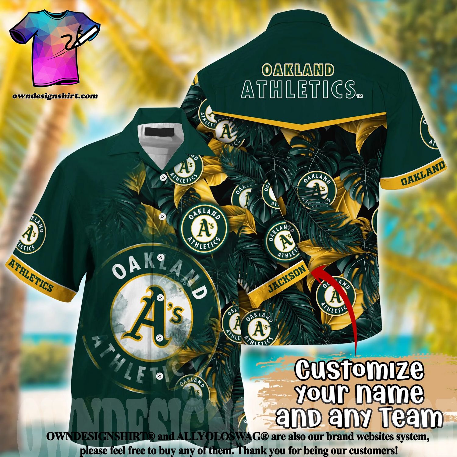 Best Selling Product] Oakland Athletics MLB Independence Day Full Printing  Hawaiian Shirt