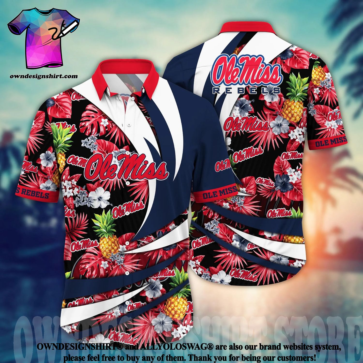 Custom Texas Rangers Hawaiian Shirt Mascot Tropical Flower Texas