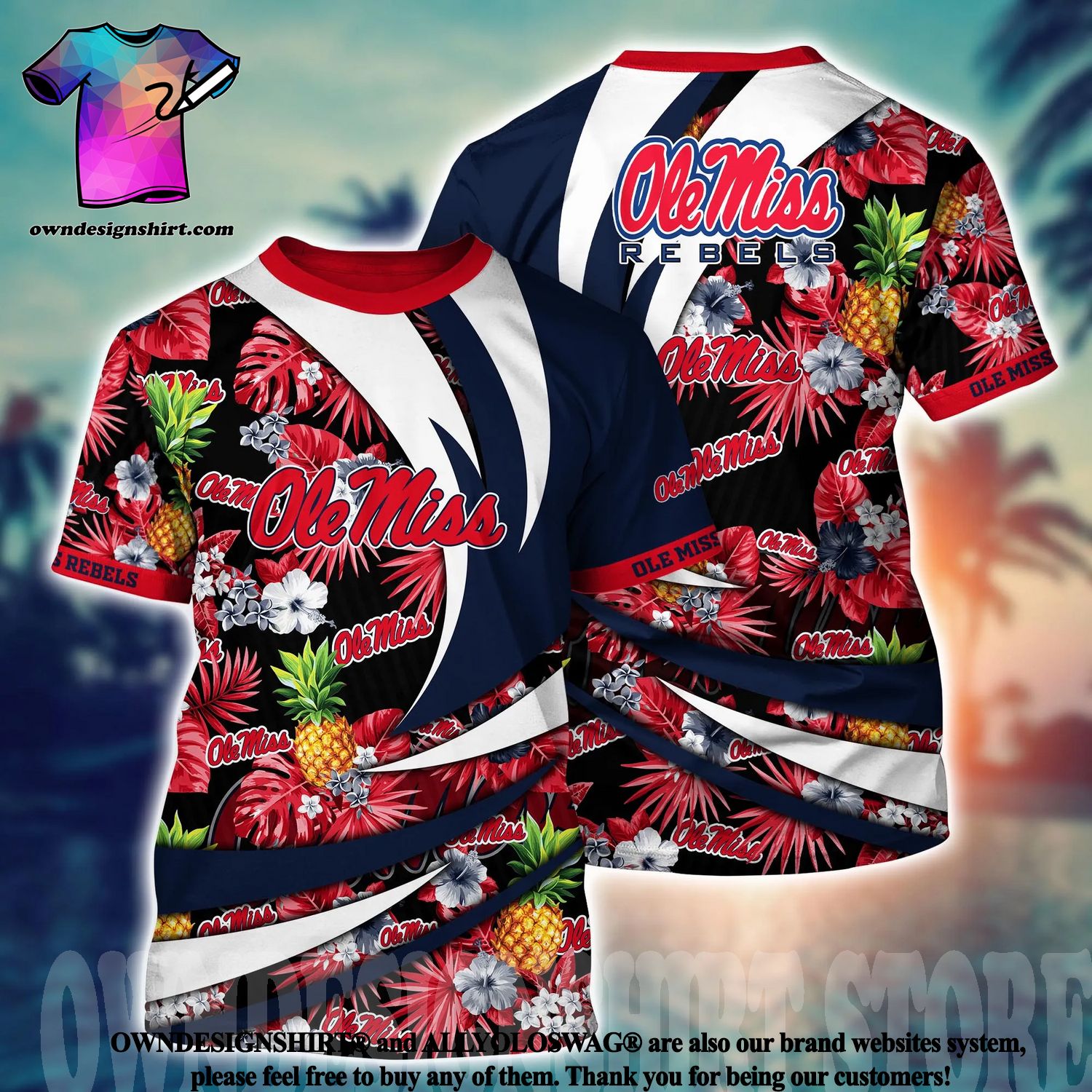 Custom Texas Rangers Hawaiian Shirt Mascot Tropical Flower Texas