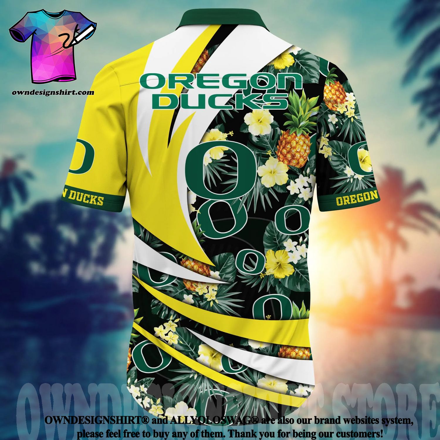 Oregon Ducks Flower Classic NFL Baseball Jersey Shirt in 2023