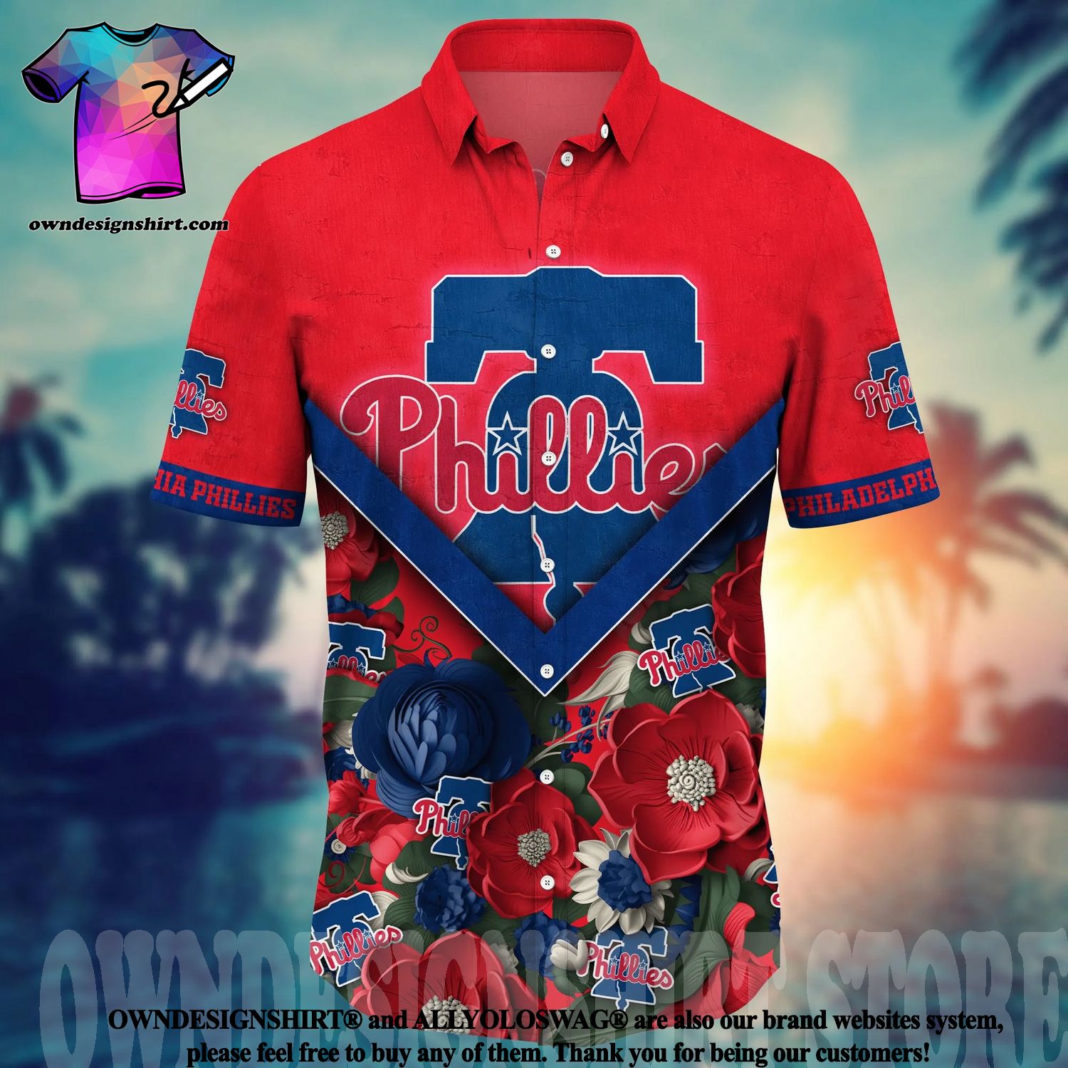 MLB 1949 Philadelphia Phillies 3D Funny Hawaiian Shirt - Bring Your Ideas,  Thoughts And Imaginations Into Reality Today