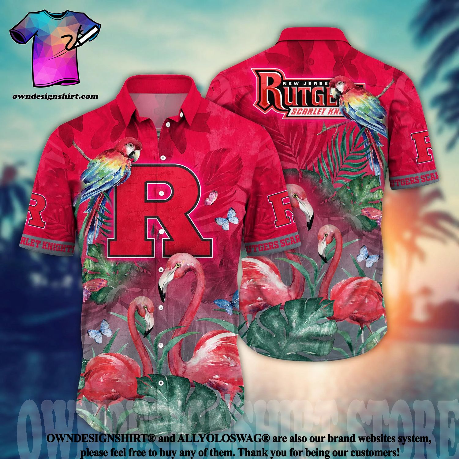 Rutgers Scarlet Knights Retro Brand Sublimated Soccer Jersey