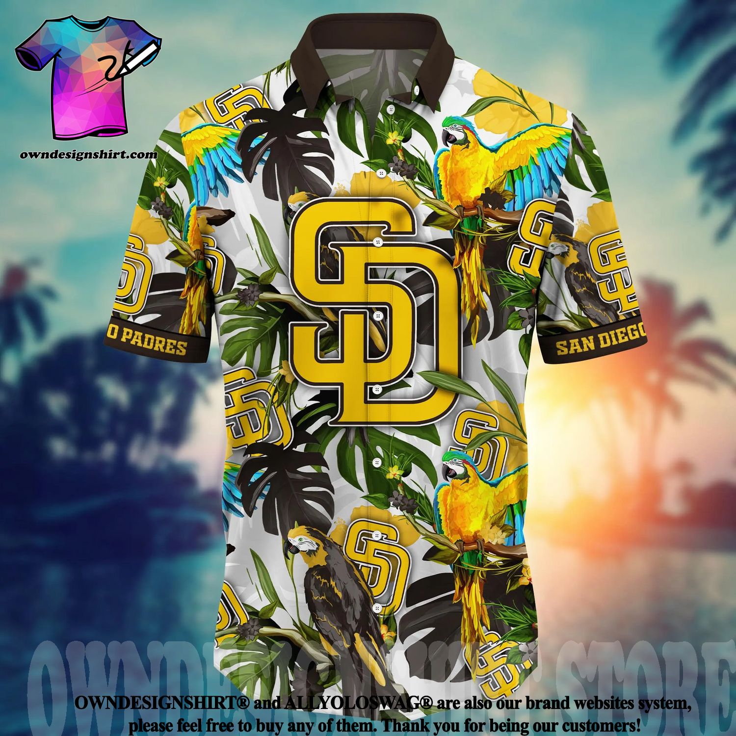 San Diego Padres MLB Flower 3D Hawaiian Shirt Trending For This
