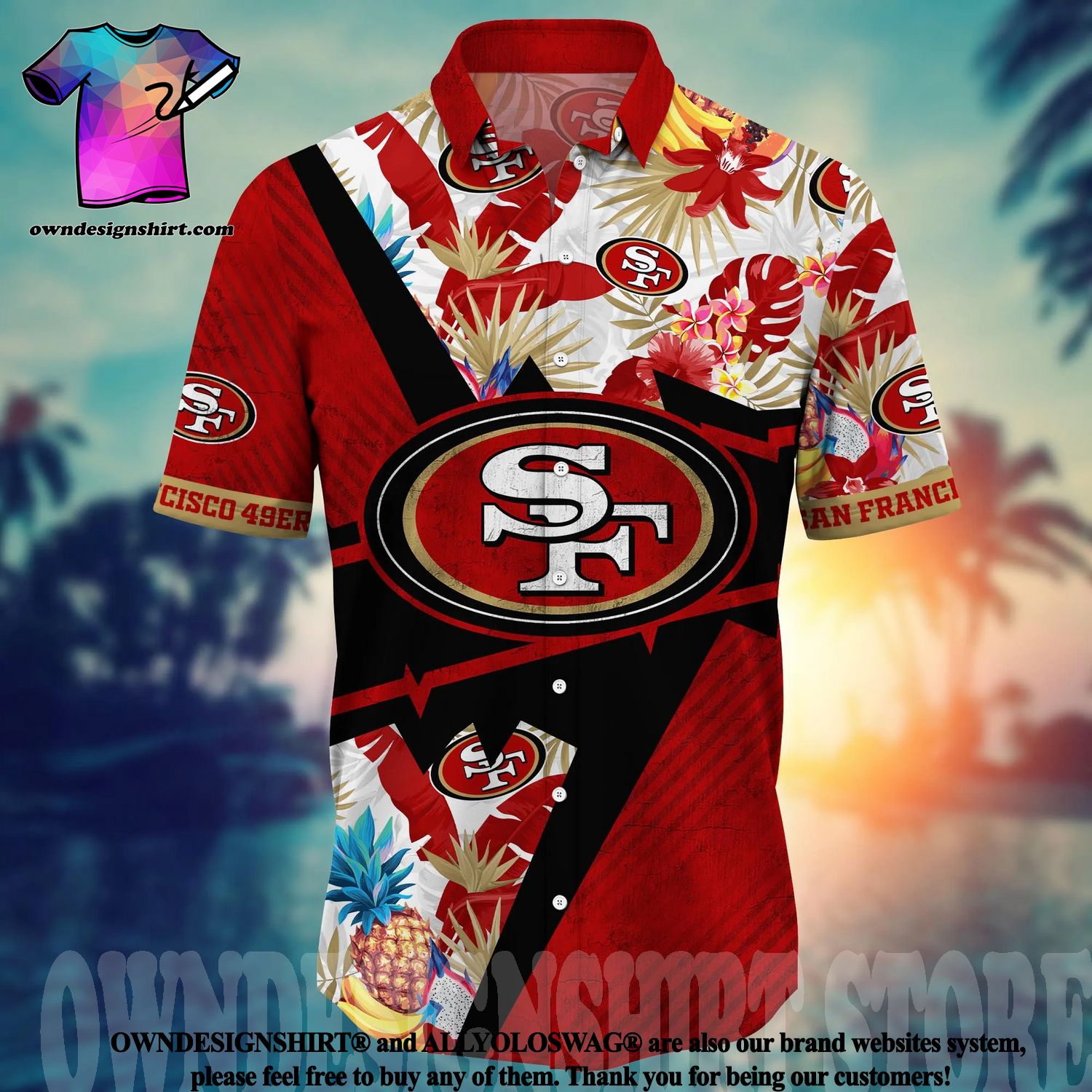 TRENDING] San Francisco 49ers NFL-Summer Hawaiian Shirt, Floral Pattern For  Sports Enthusiast This Year