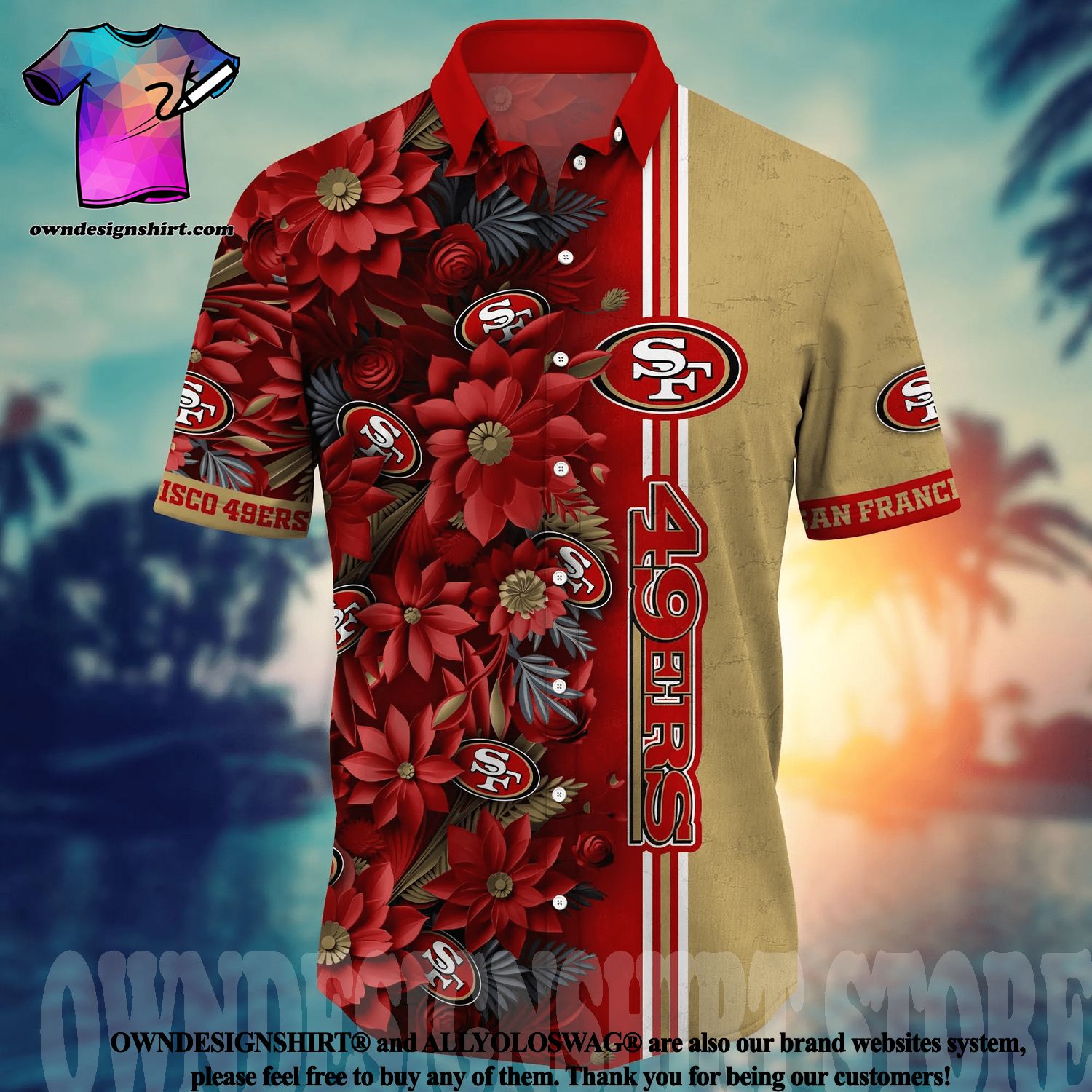 San Francisco 49ers Pet Jersey – 3 Red Rovers